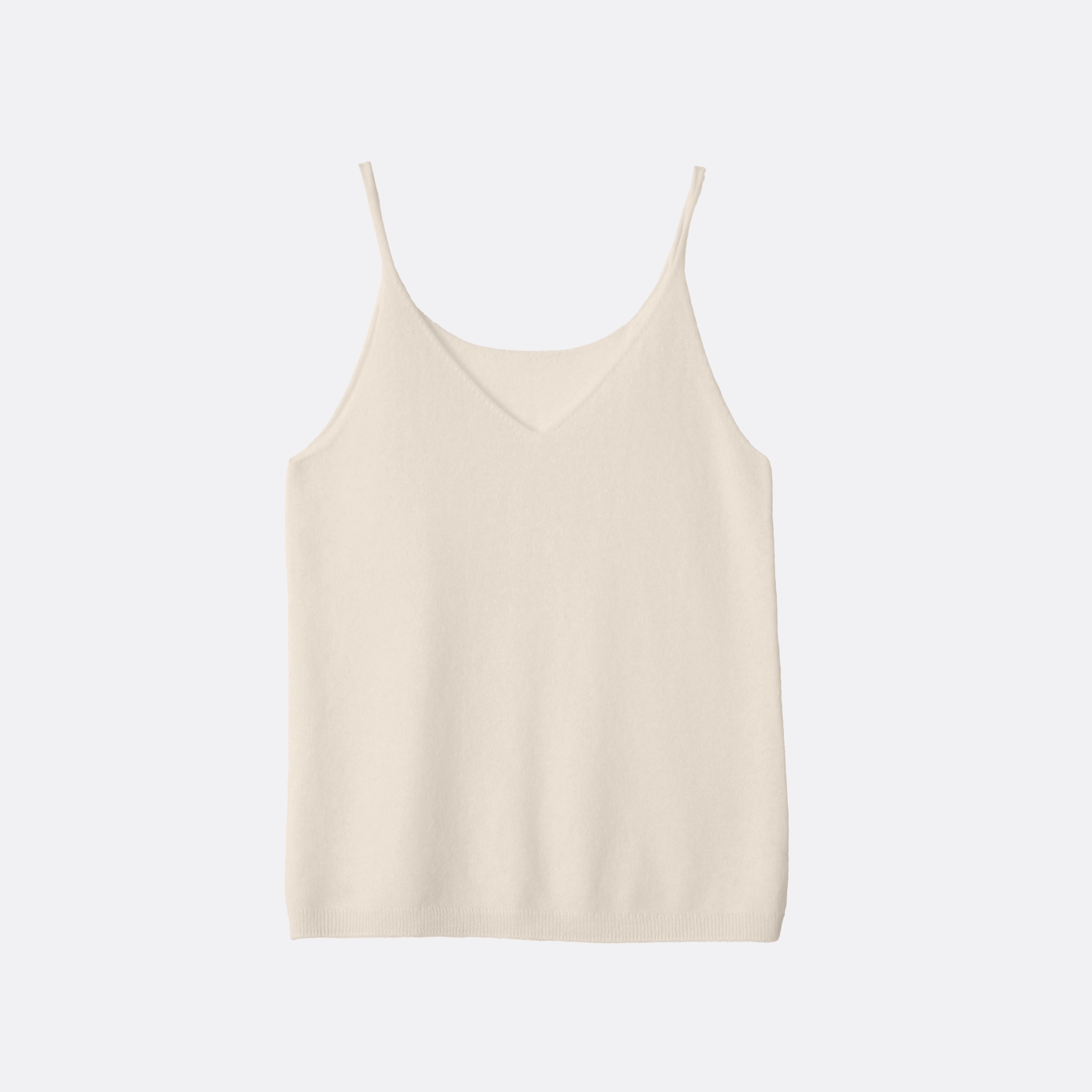 Kaschmir-Top mit V-Ausschnitt