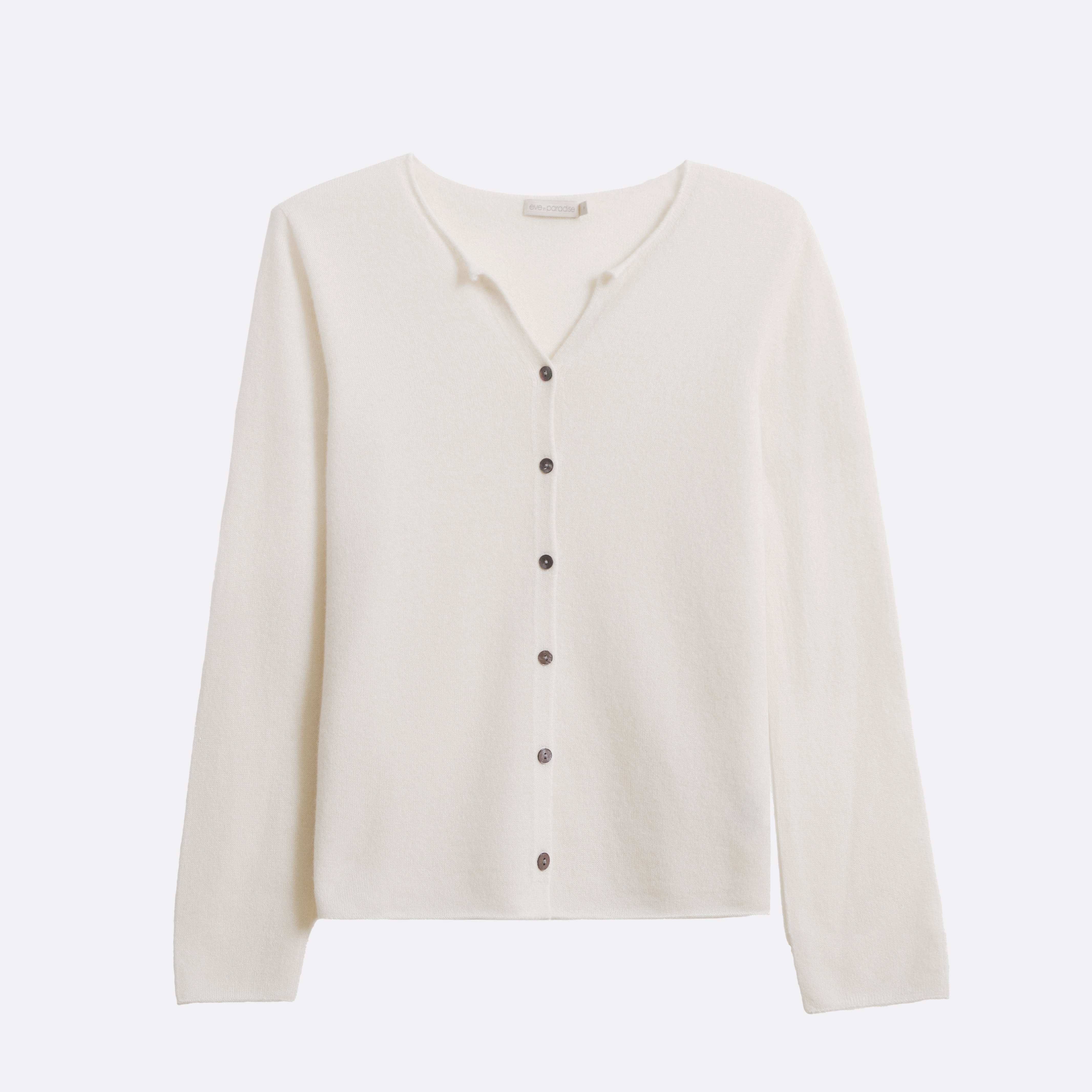 Kaschmir-Cardigan mit Knopfleiste