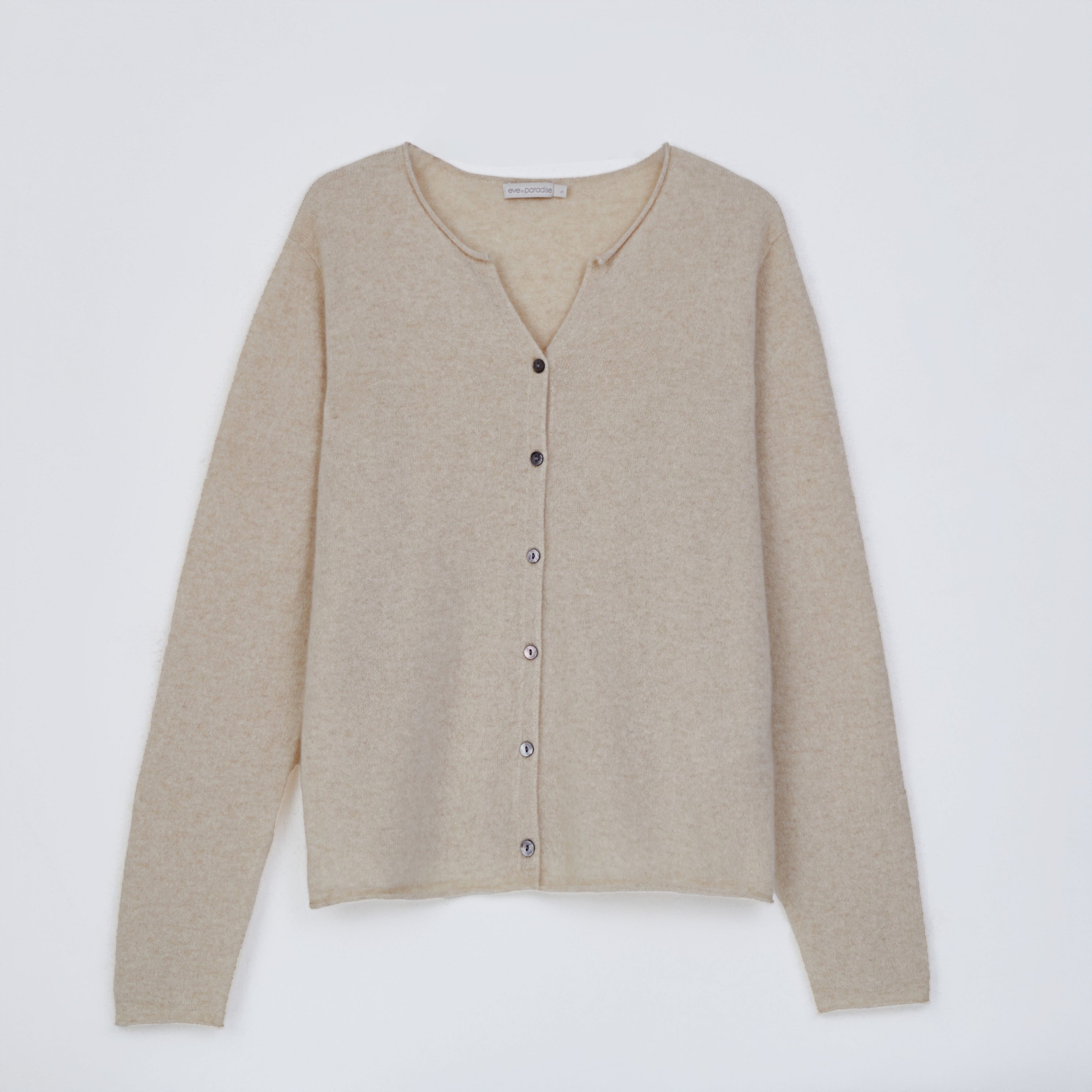 Kaschmir-Cardigan mit Knopfleiste