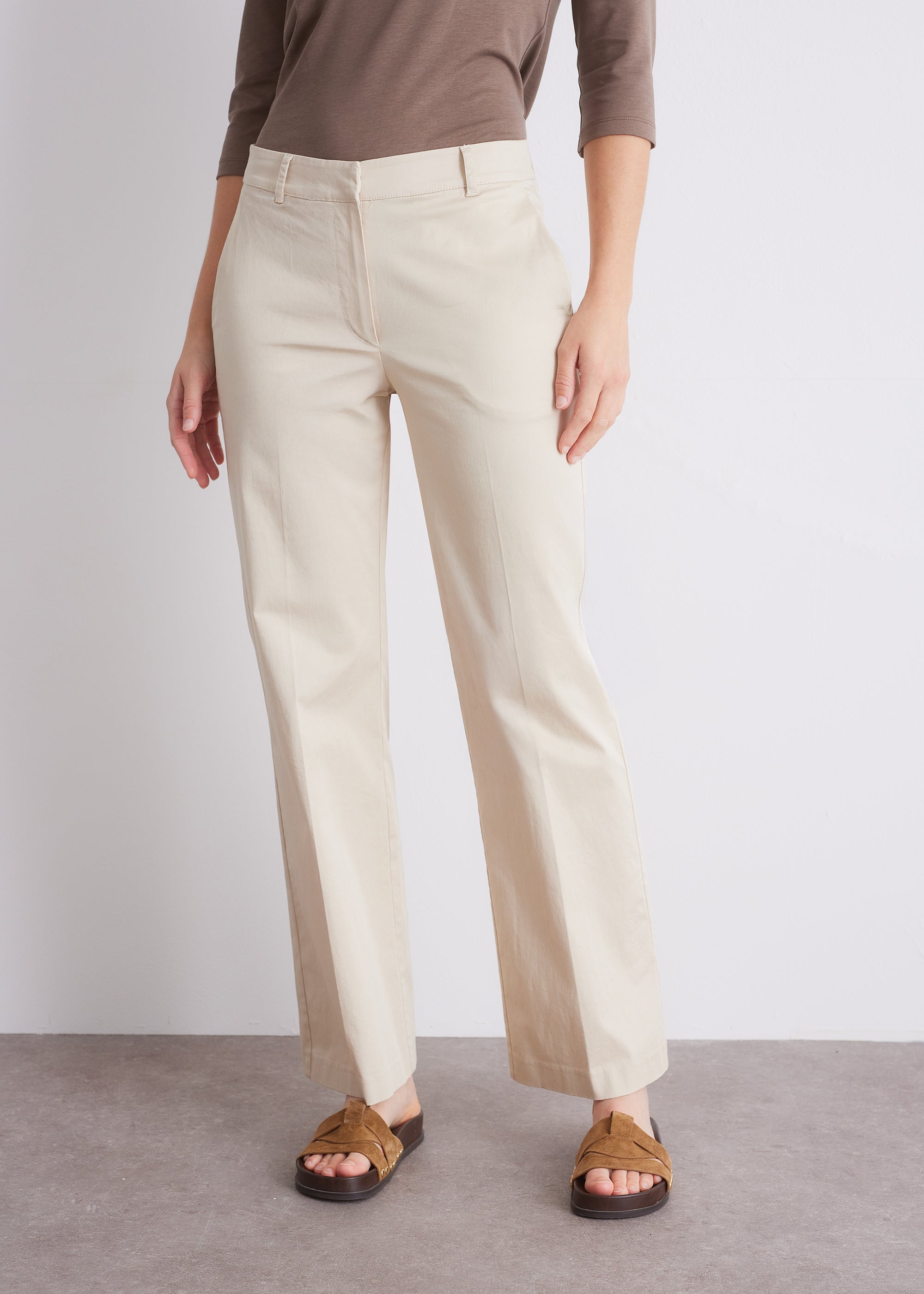 Schlichte Hose aus OCS-Baumwolle