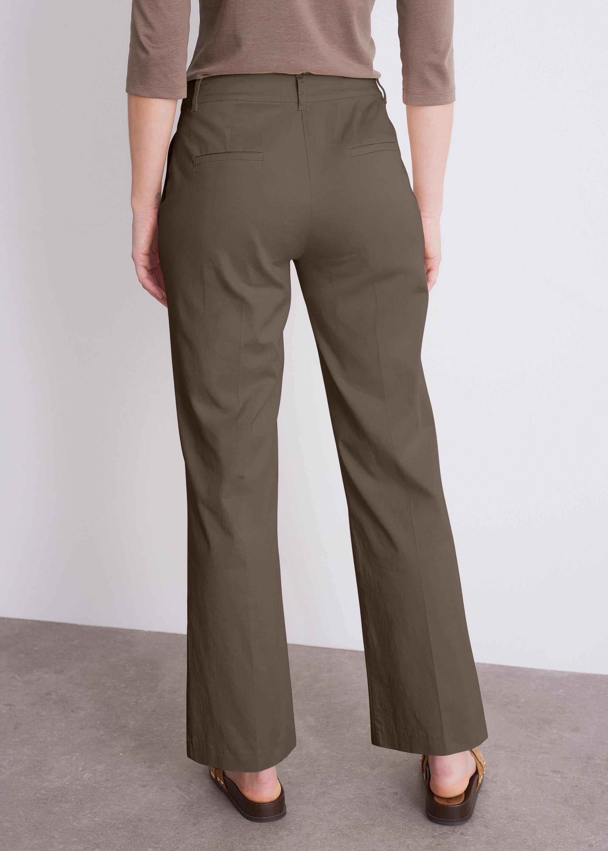 Schlichte Hose aus OCS-Baumwolle