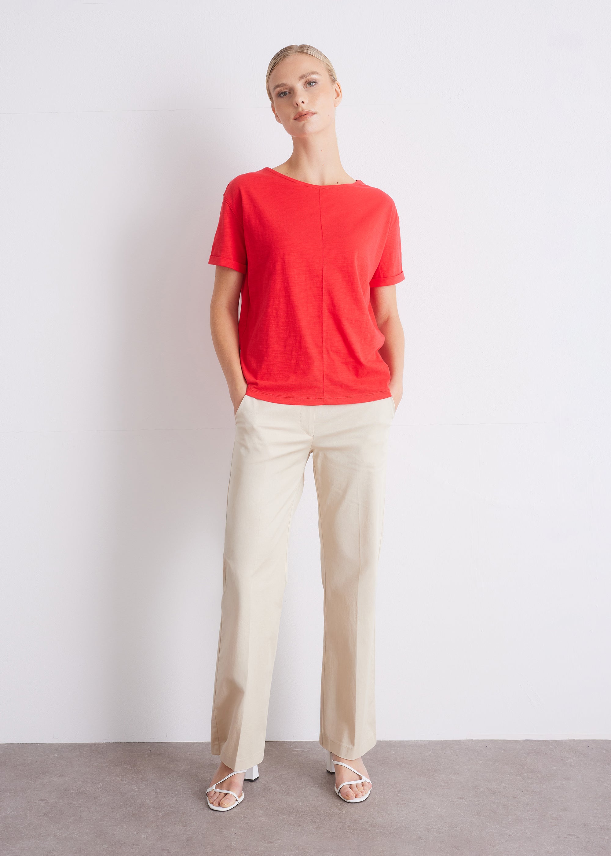 T-Shirt aus OCS-zertifizierter Baumwolle