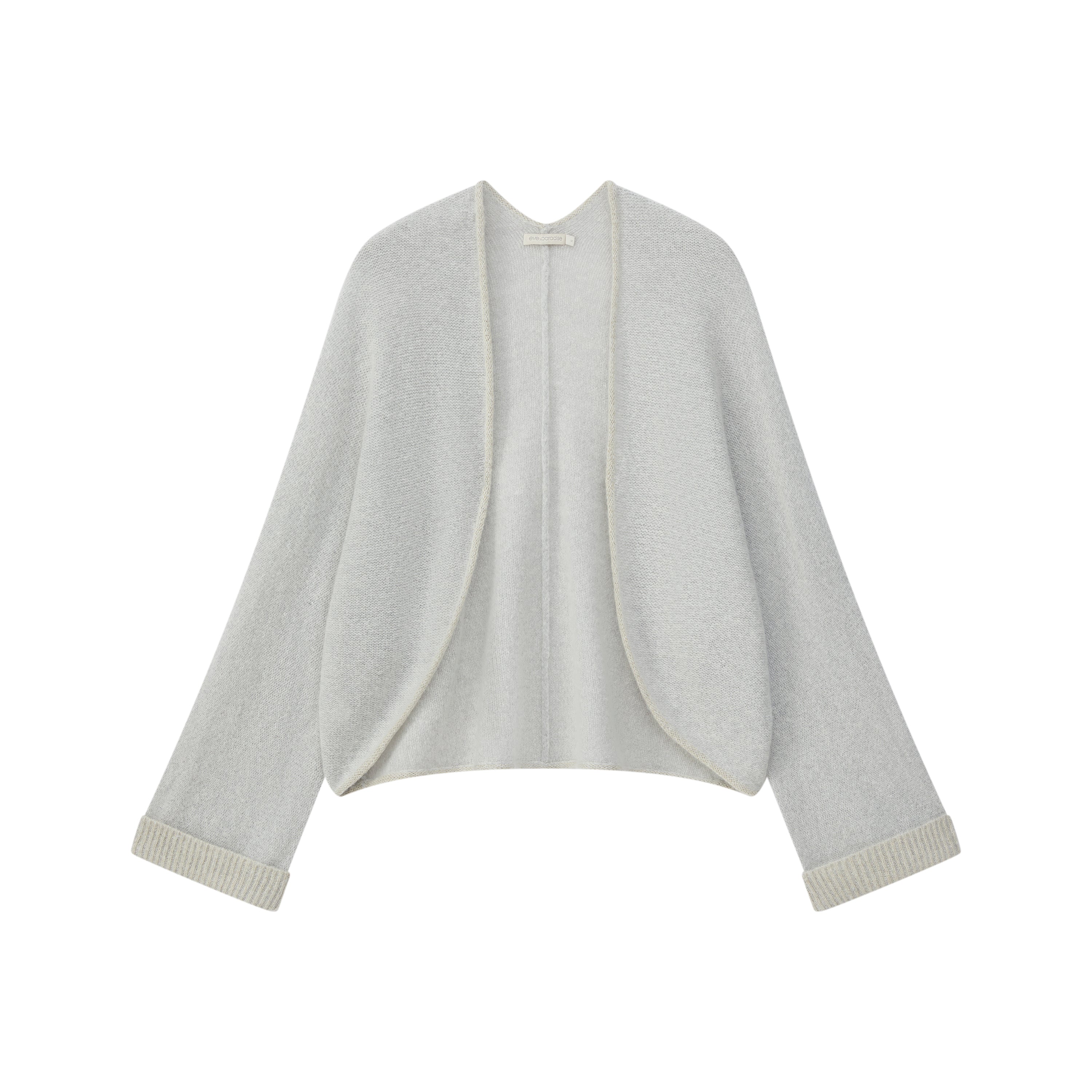 Cardigan mit Lurex-Abschluss