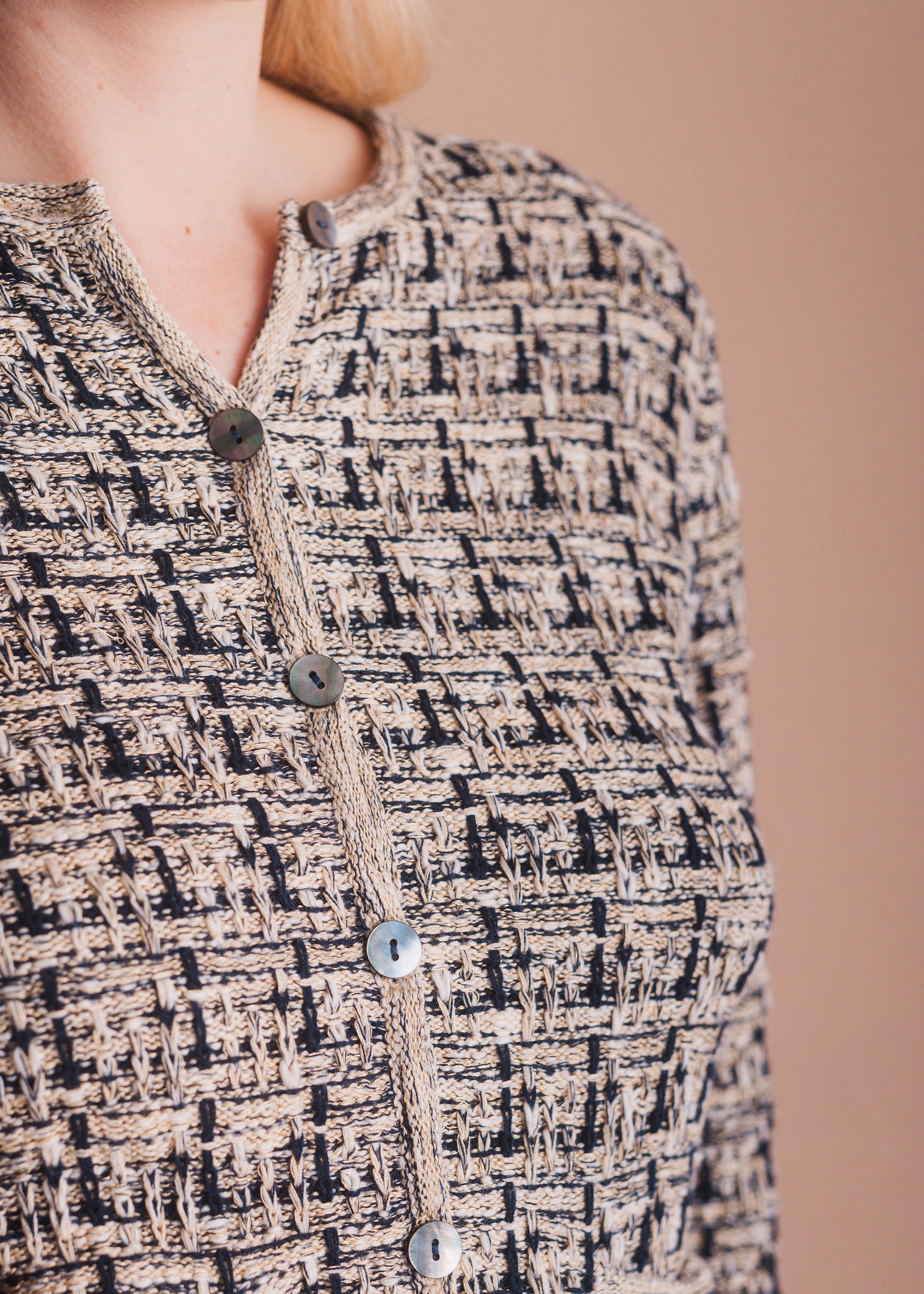 Jacke aus Bouclé-Strick