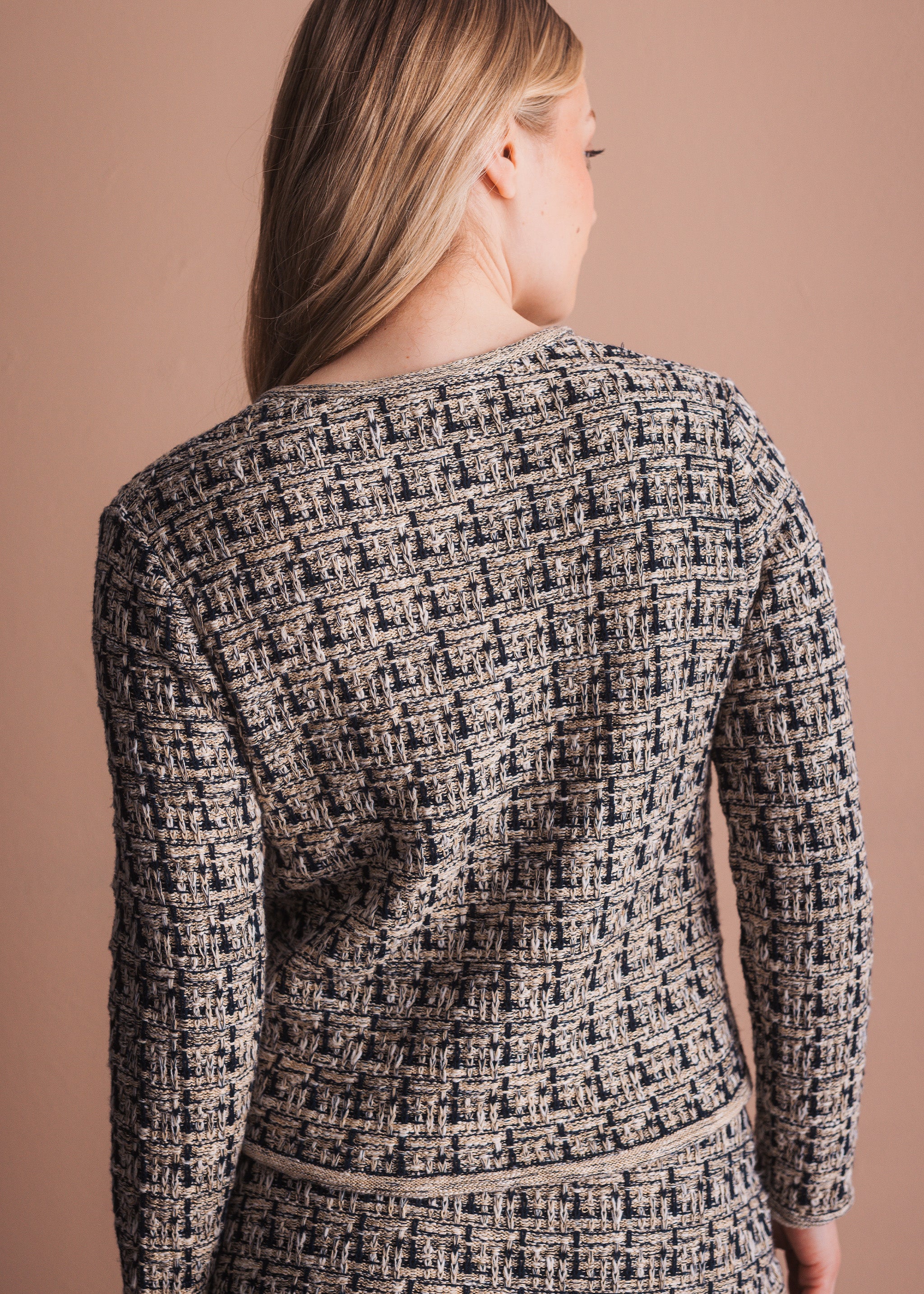 Jacke aus Bouclé-Strick