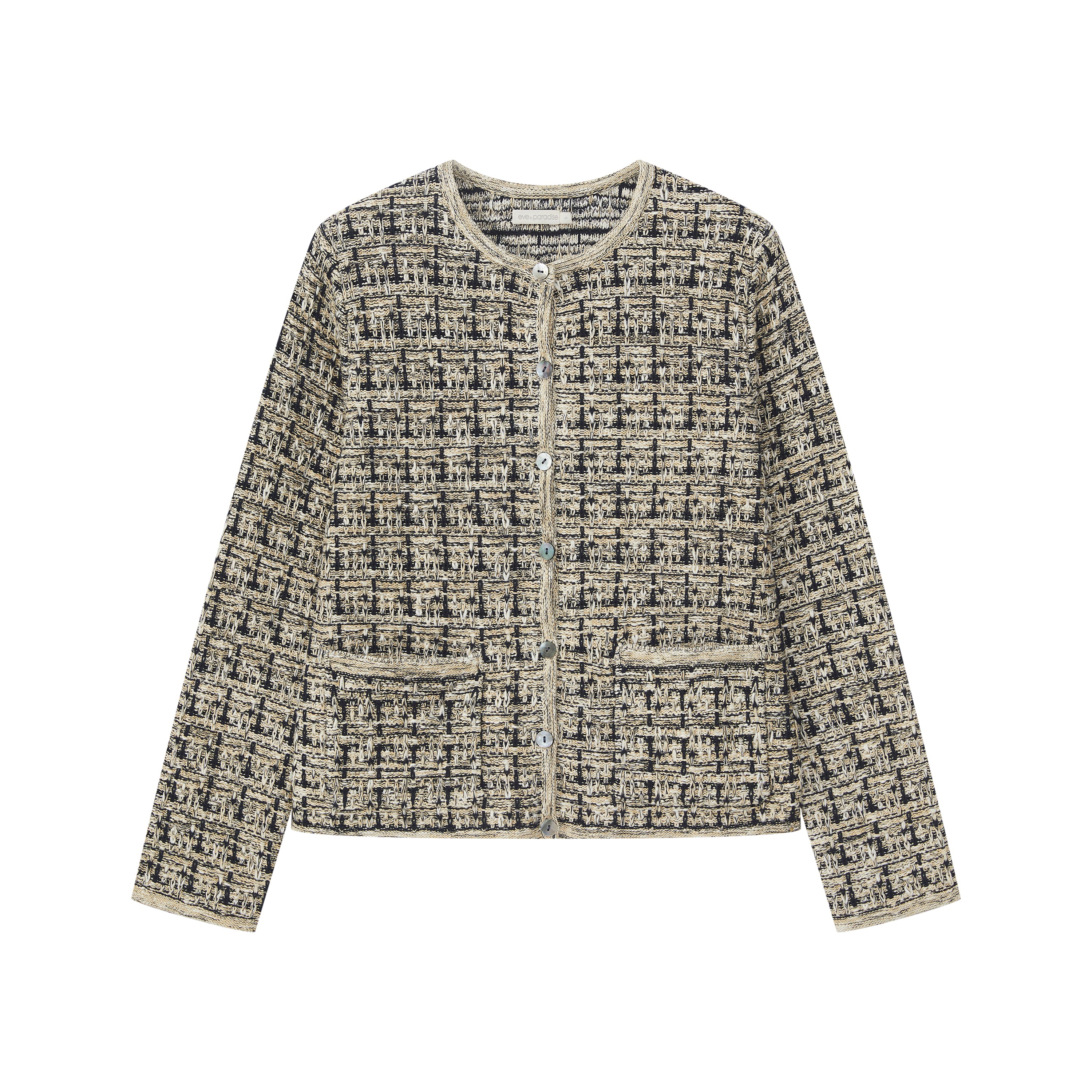 Jacke aus Bouclé-Strick