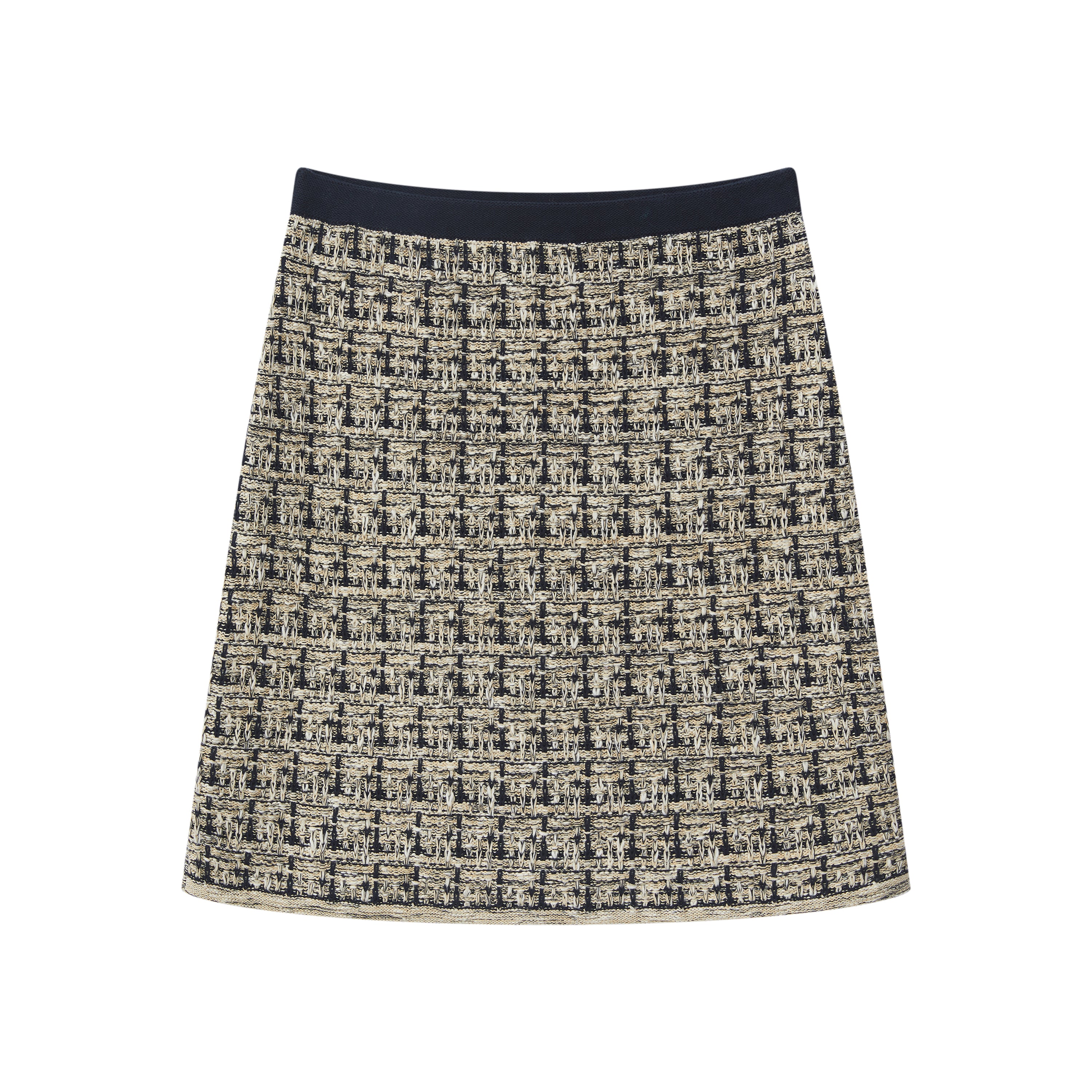Rock aus Bouclé-Strick