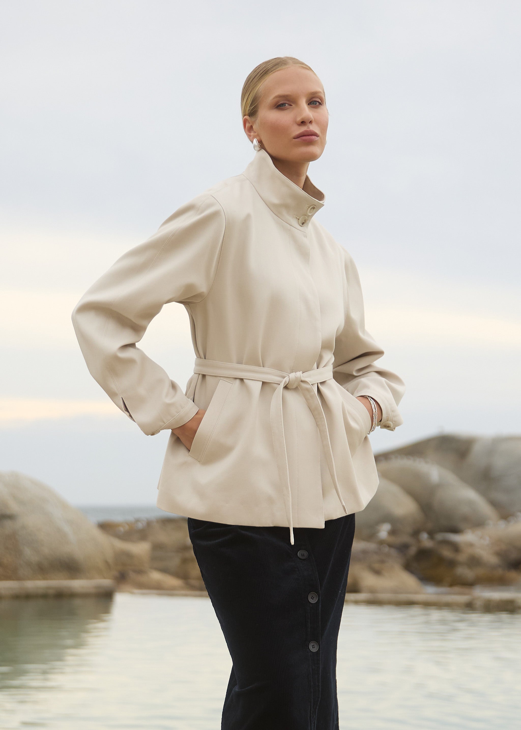 Bindejacke aus Lyocell
