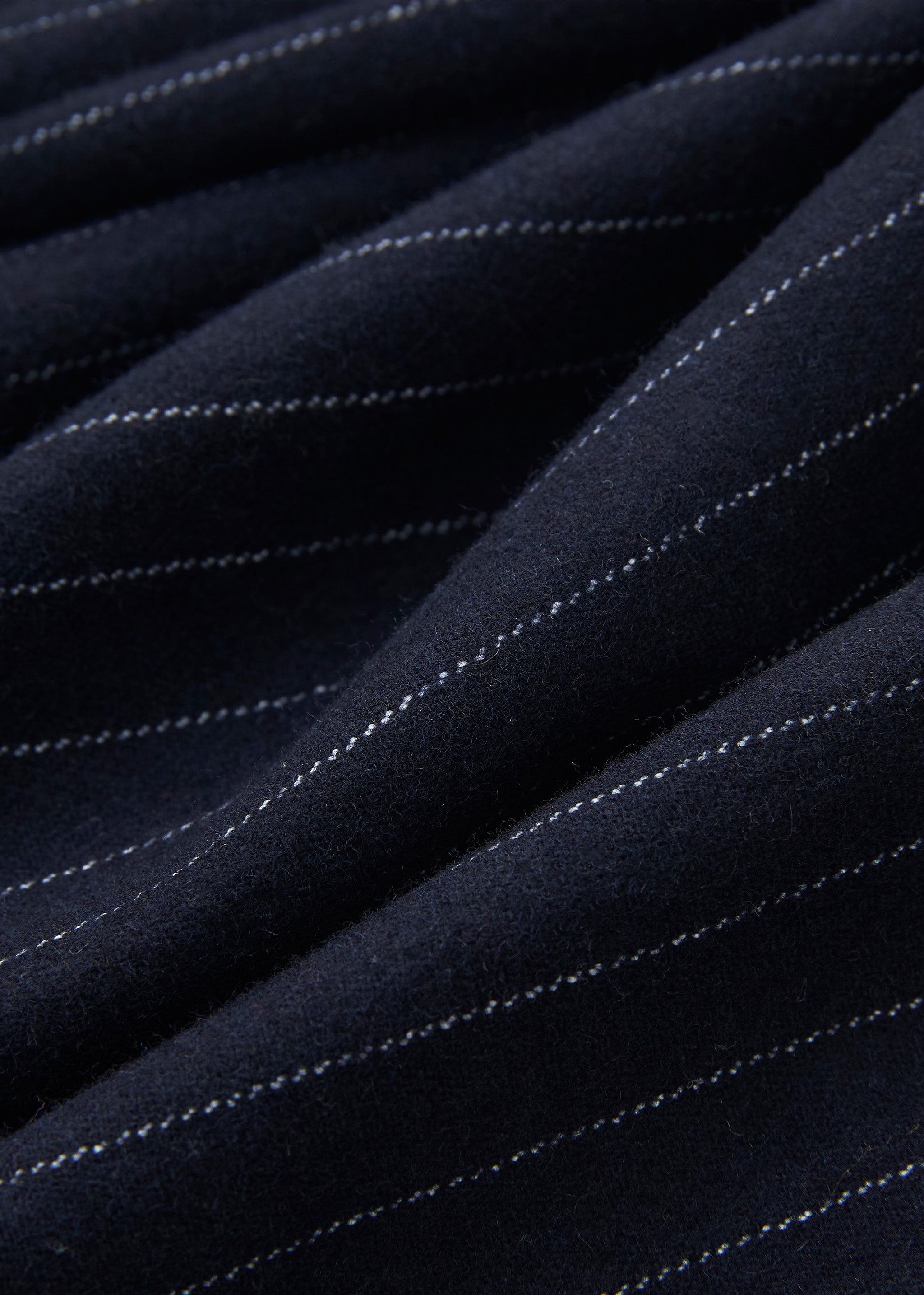 Nadelstreifen-Culotte aus Wolle