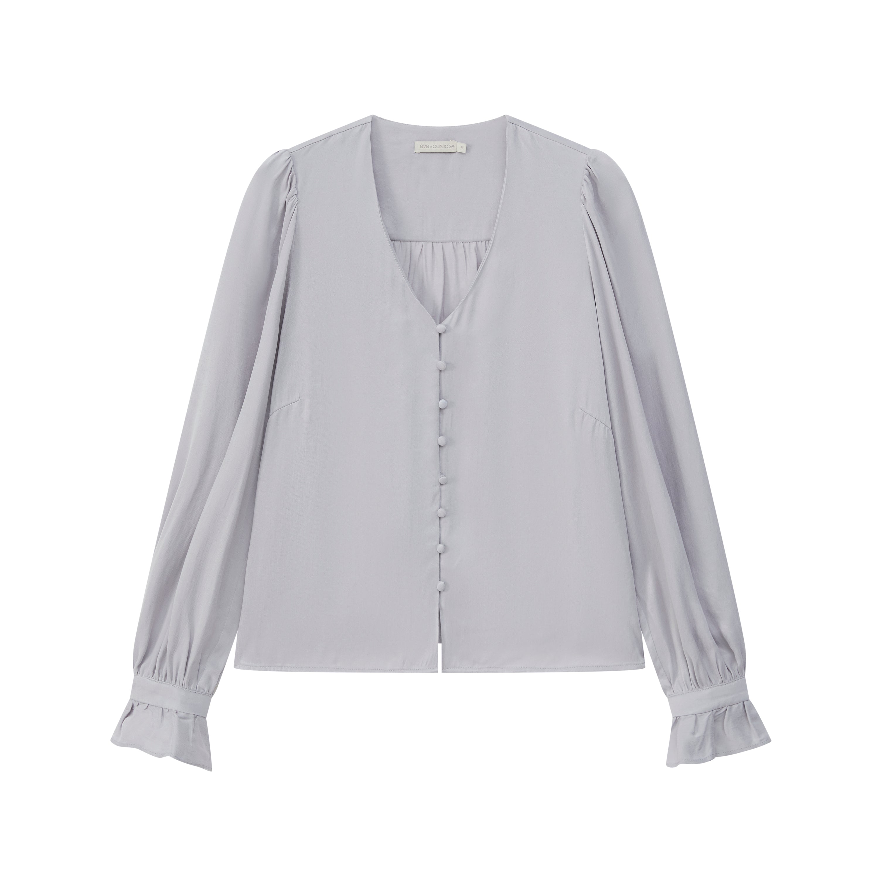 Bluse mit Rüschenmanschette