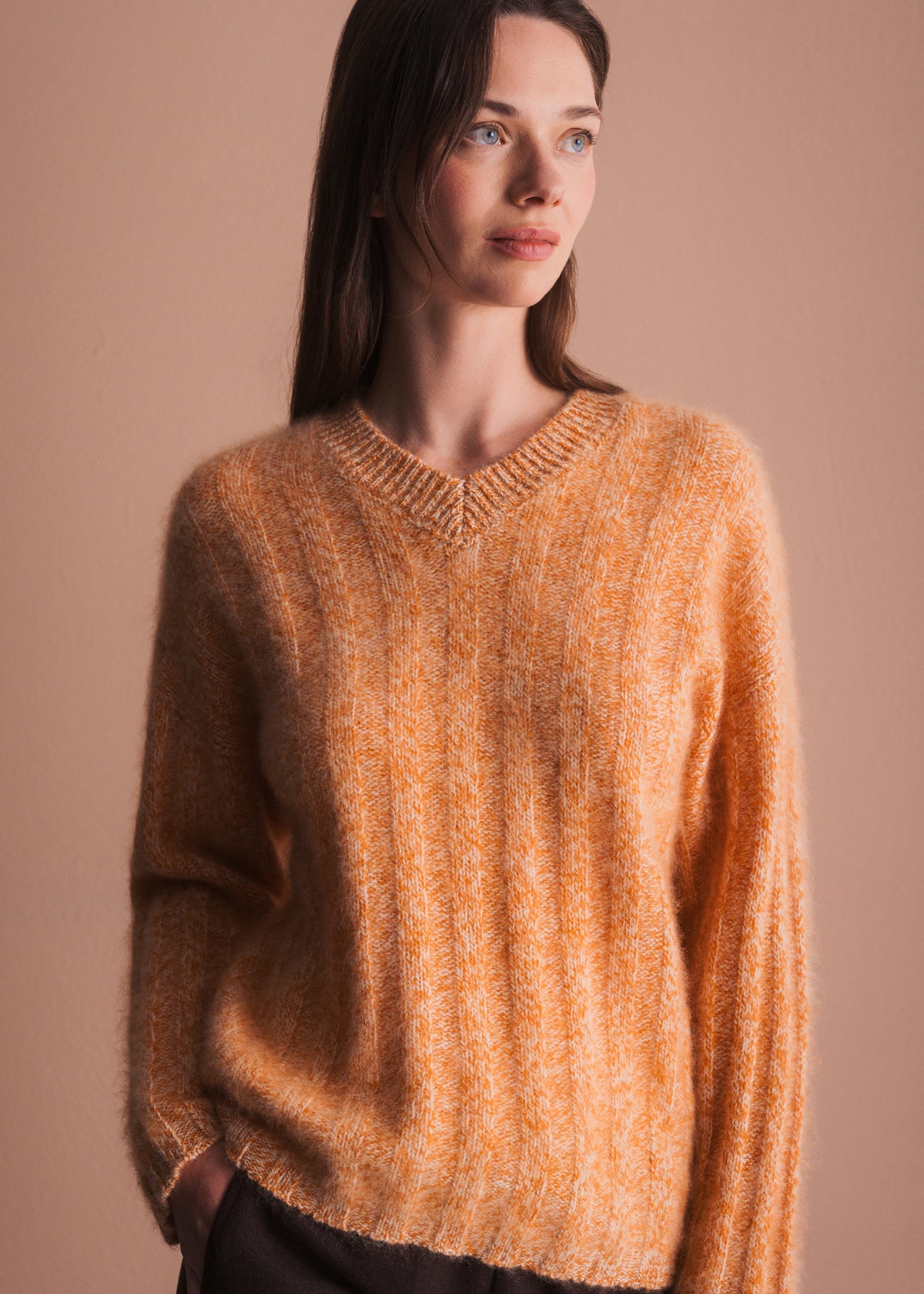 Pullover mit V-Ausschnitt