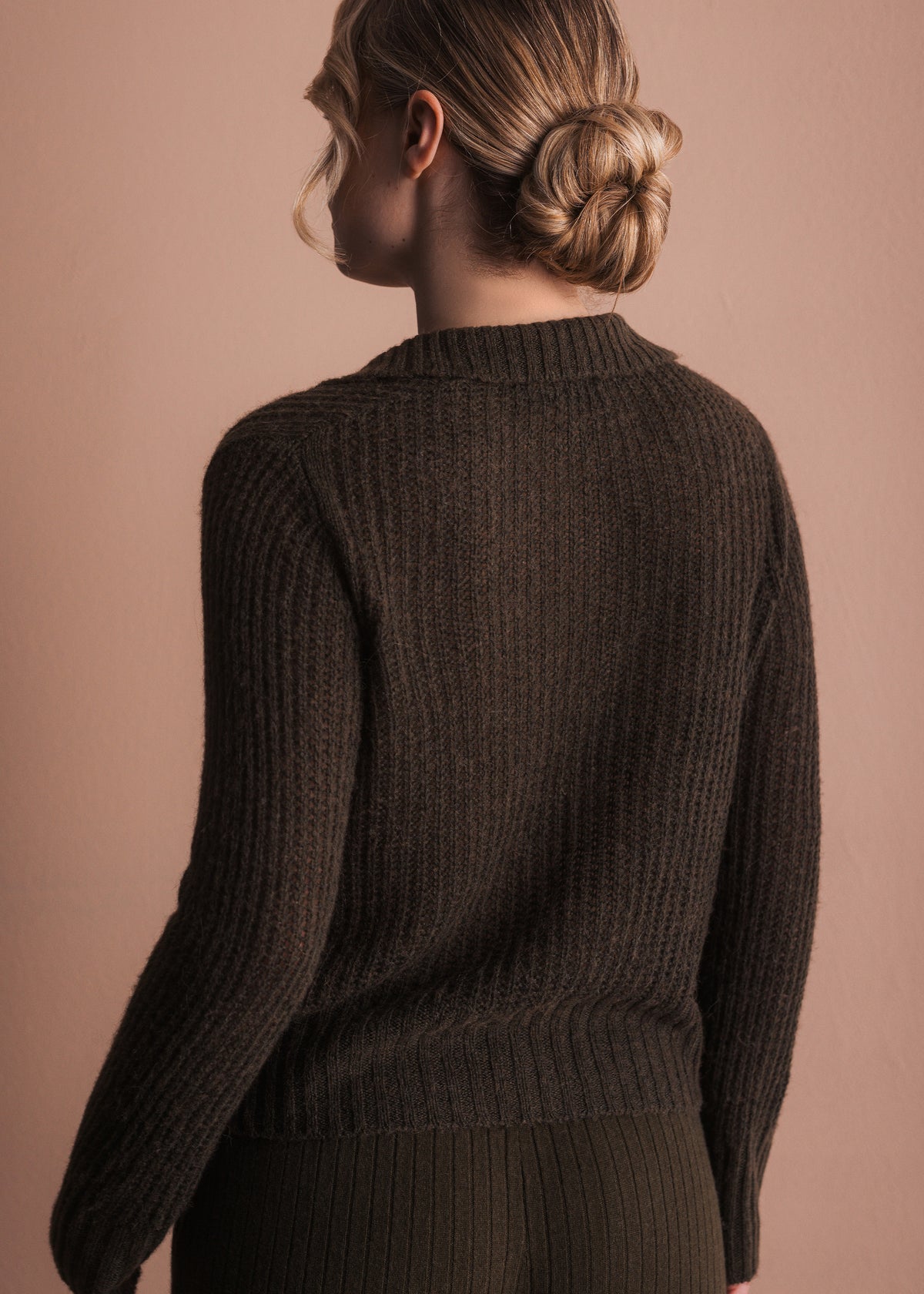 Pullover mit Polokragen