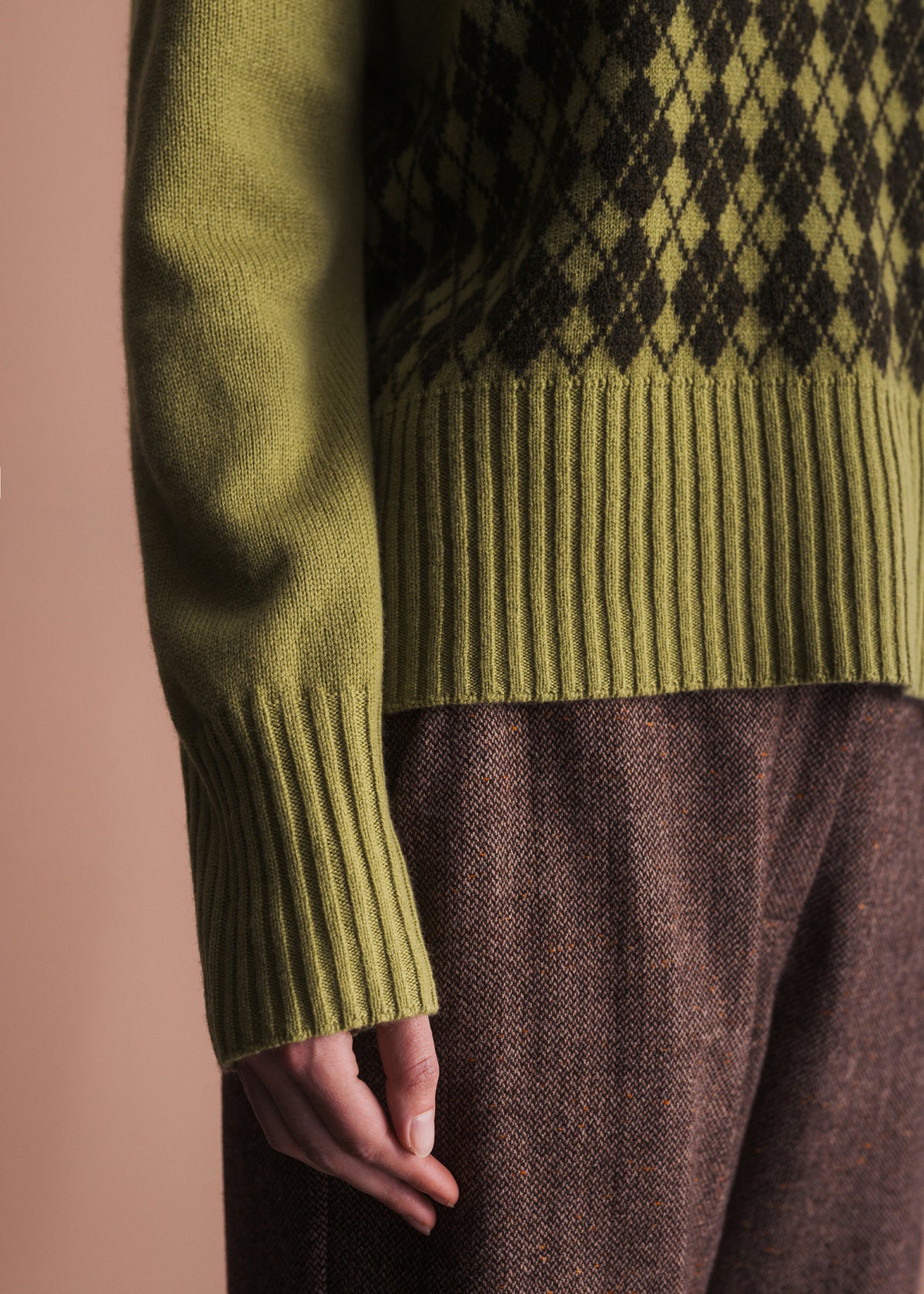 Pullover mit Argyle-Muster