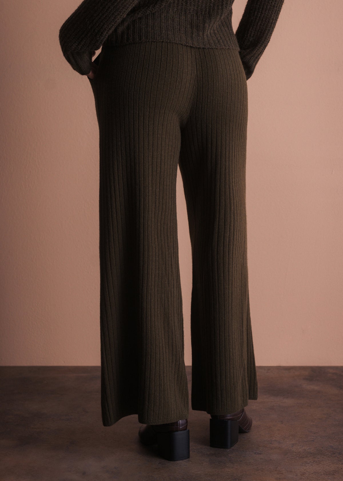 Strickhose mit Bindeband