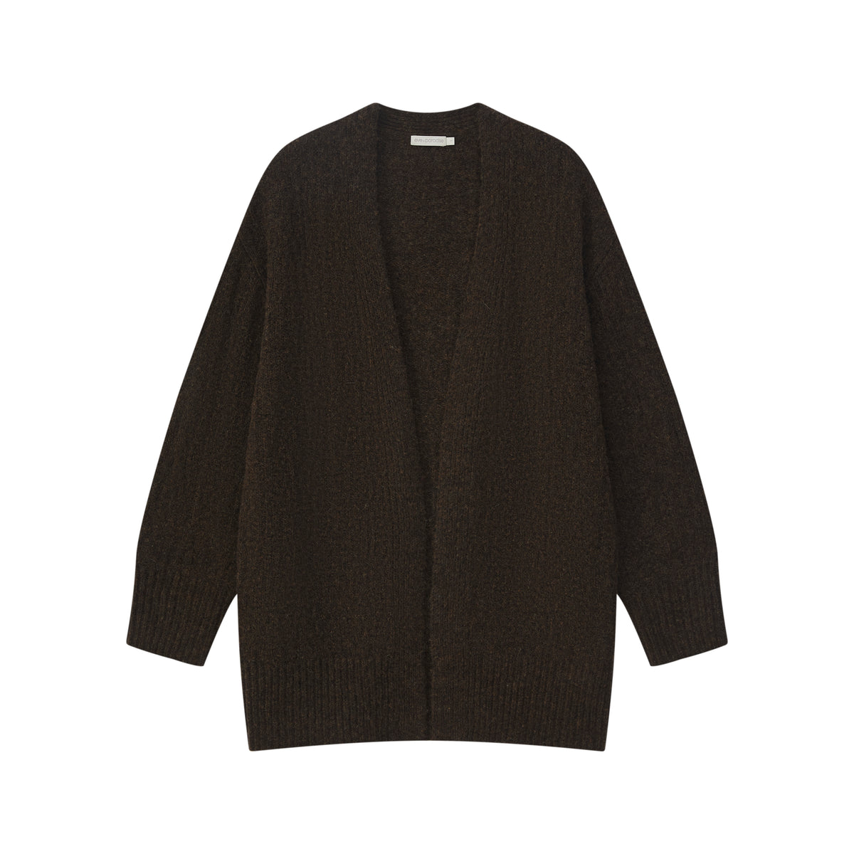 Offene Strickjacke