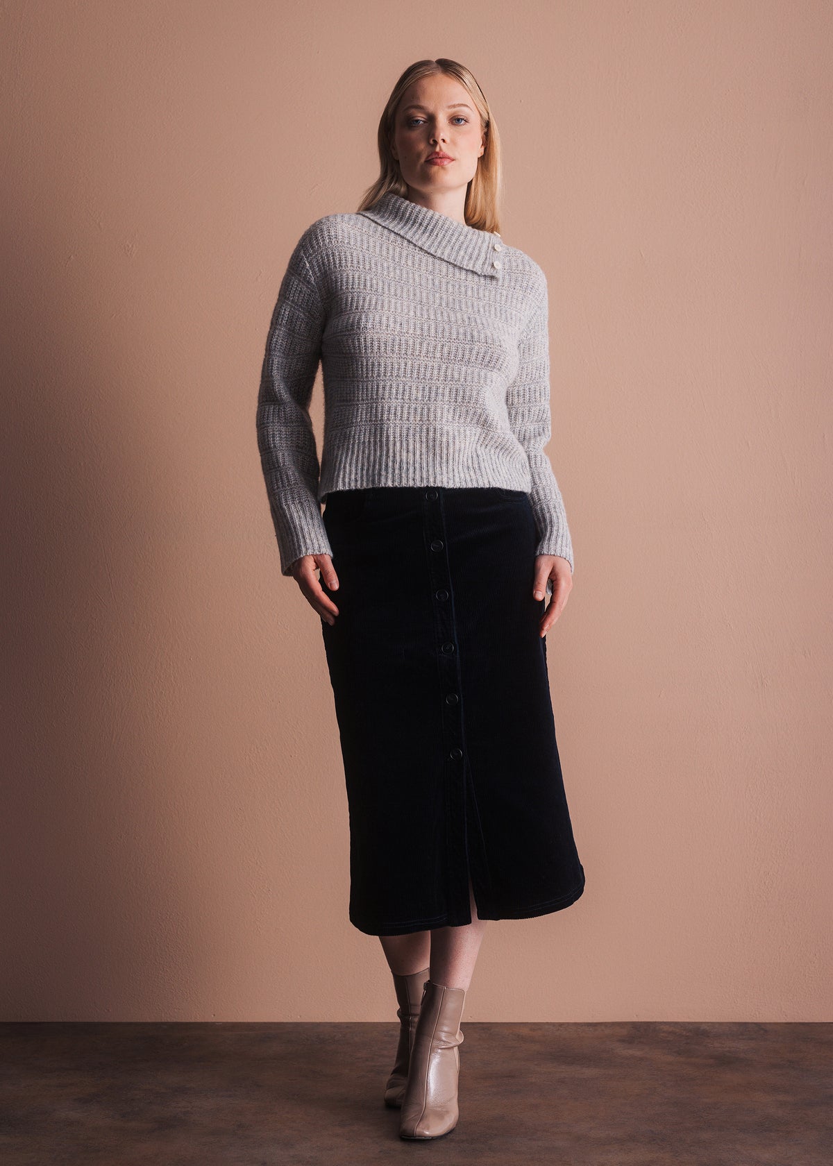Pullover mit Kragendetail