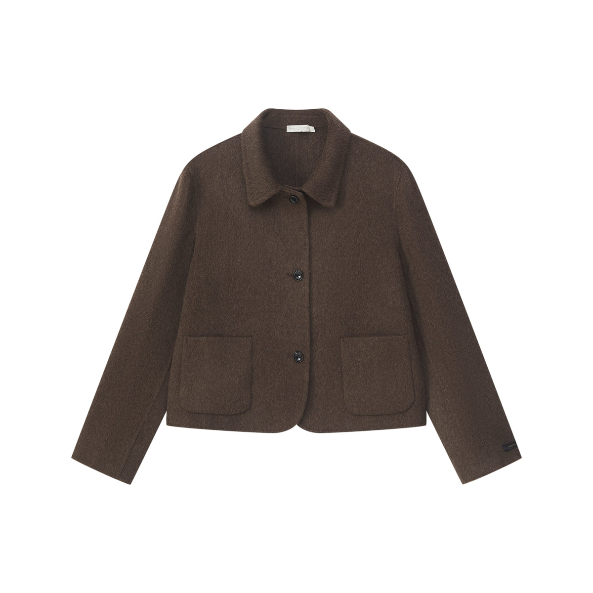 Kurze Jacke mit Reverskragen