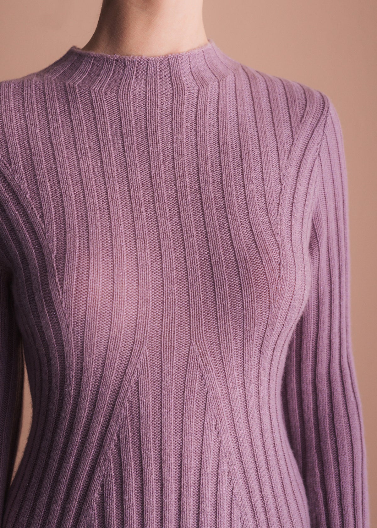 Strickkleid mit Glockenärmeln