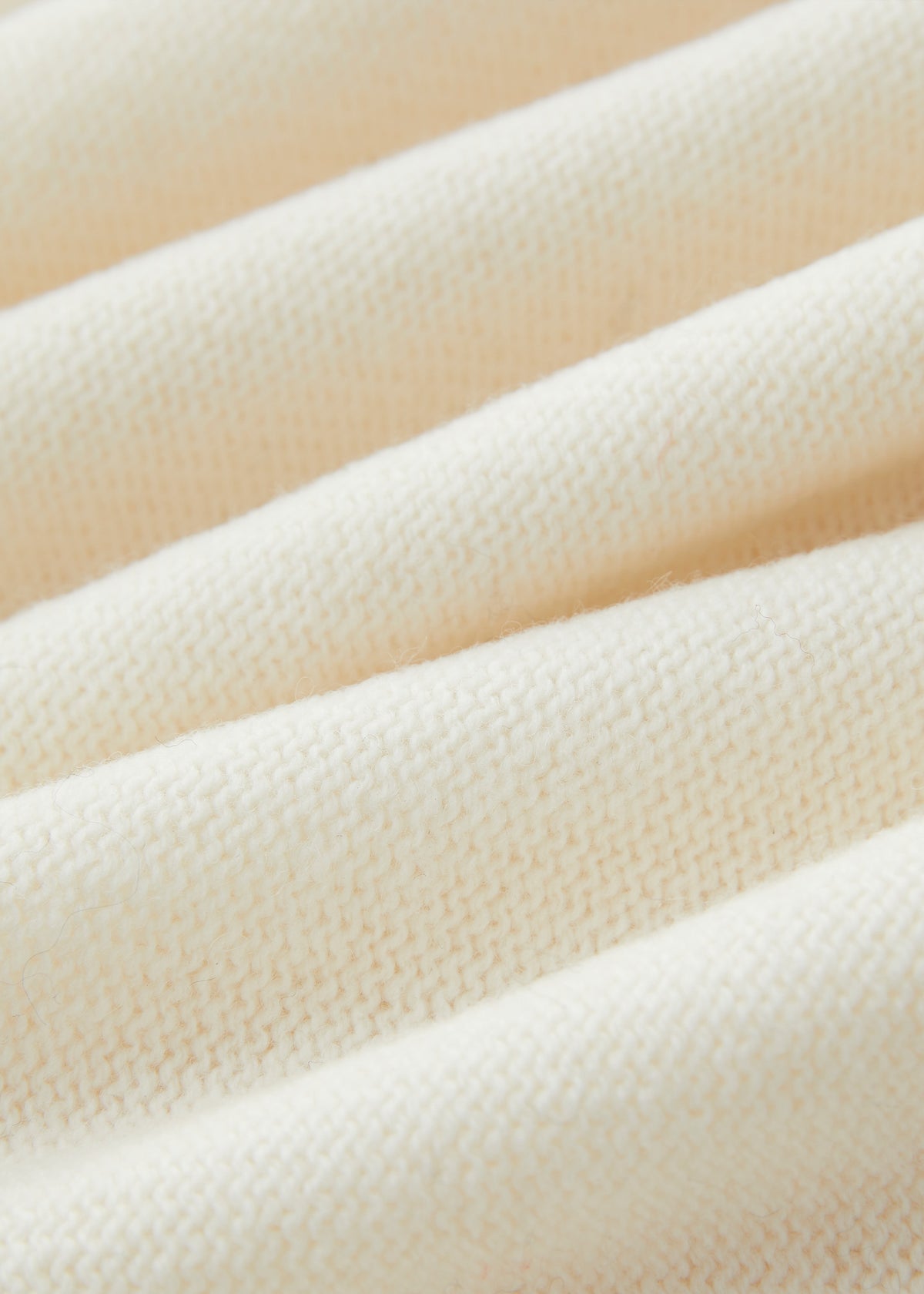 Strickcardigan mit Fransensaum