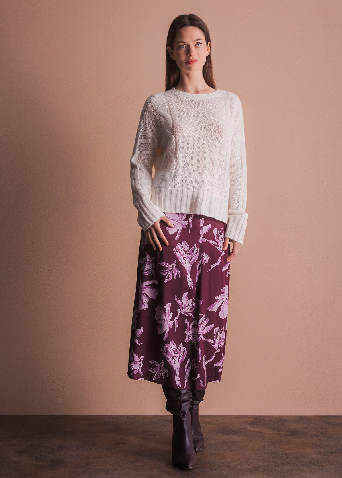 Pullover mit Rautenmuster