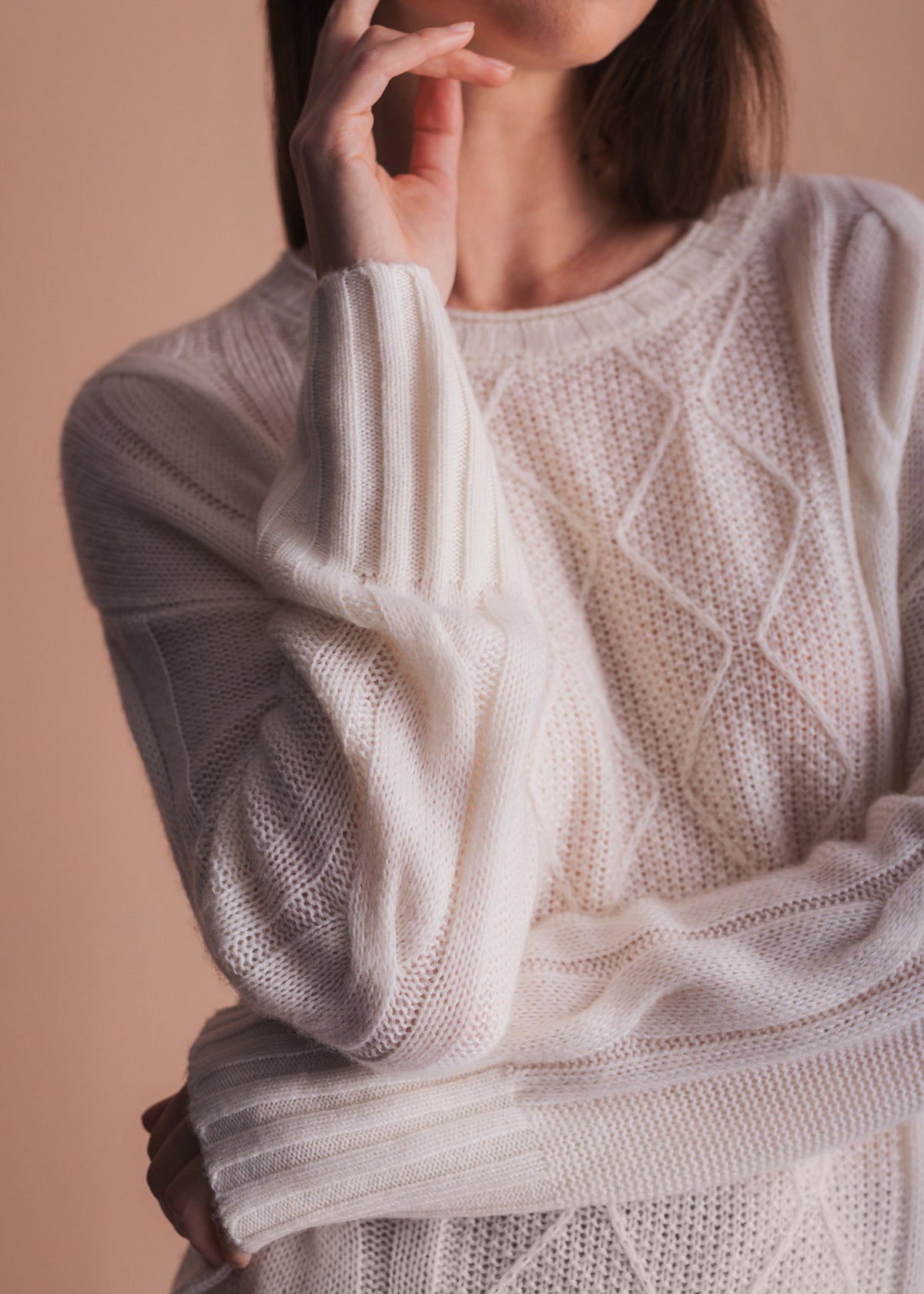 Pullover mit Rautenmuster