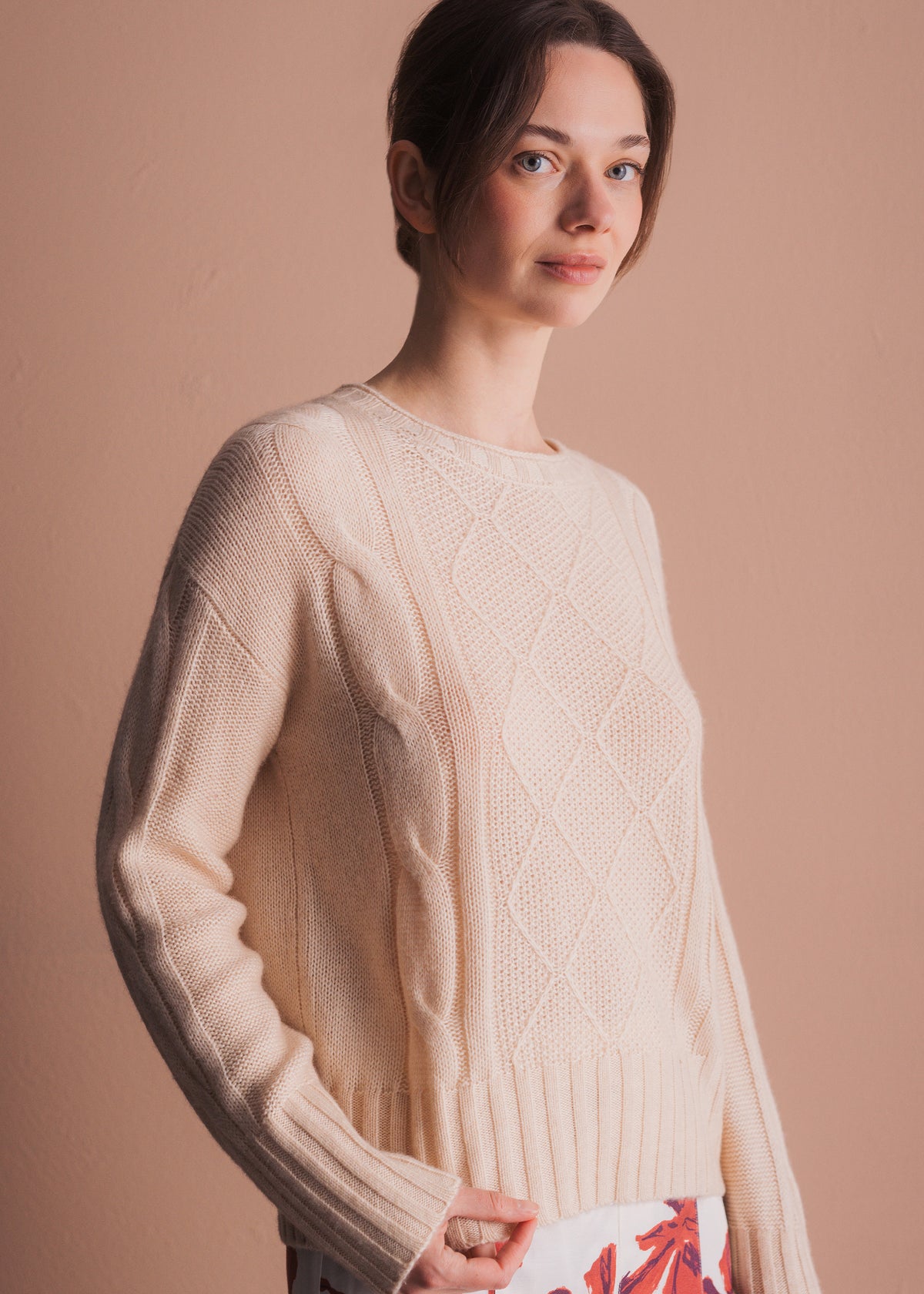 Pullover mit Rautenmuster