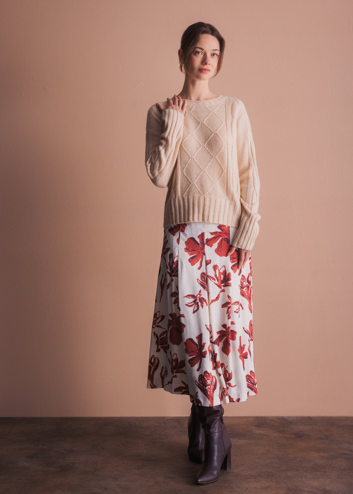 Pullover mit Rautenmuster