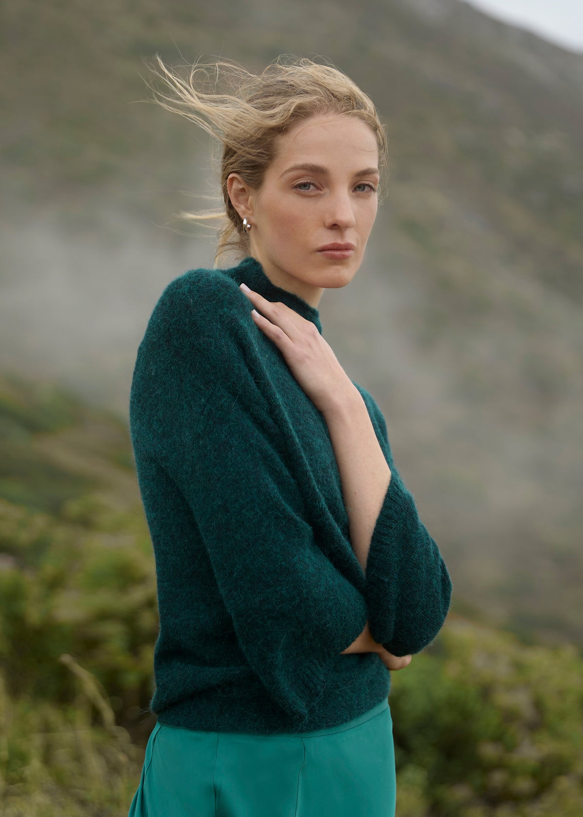 Pullover mit Bindedetail am Saum