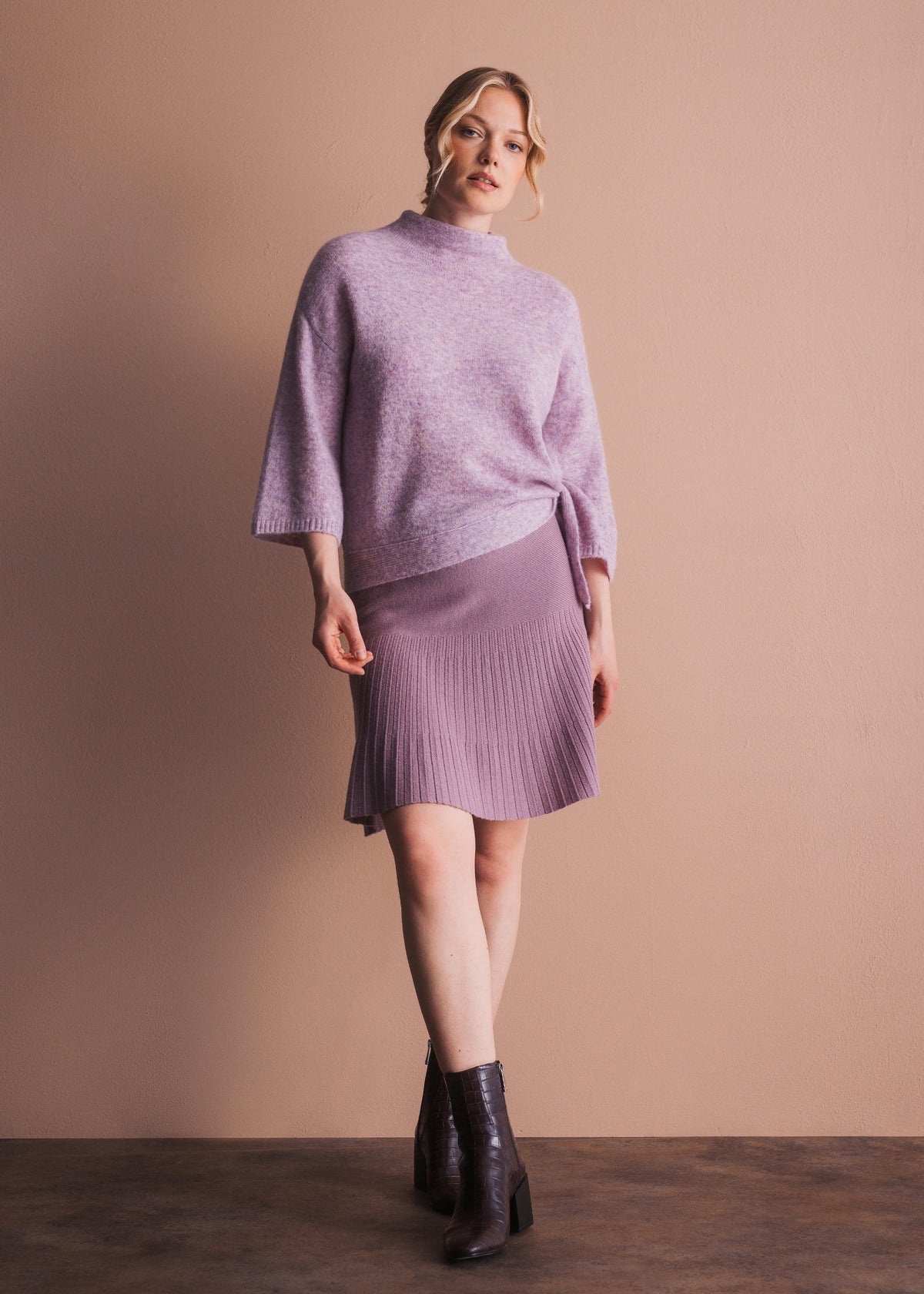 Pullover mit Bindedetail am Saum