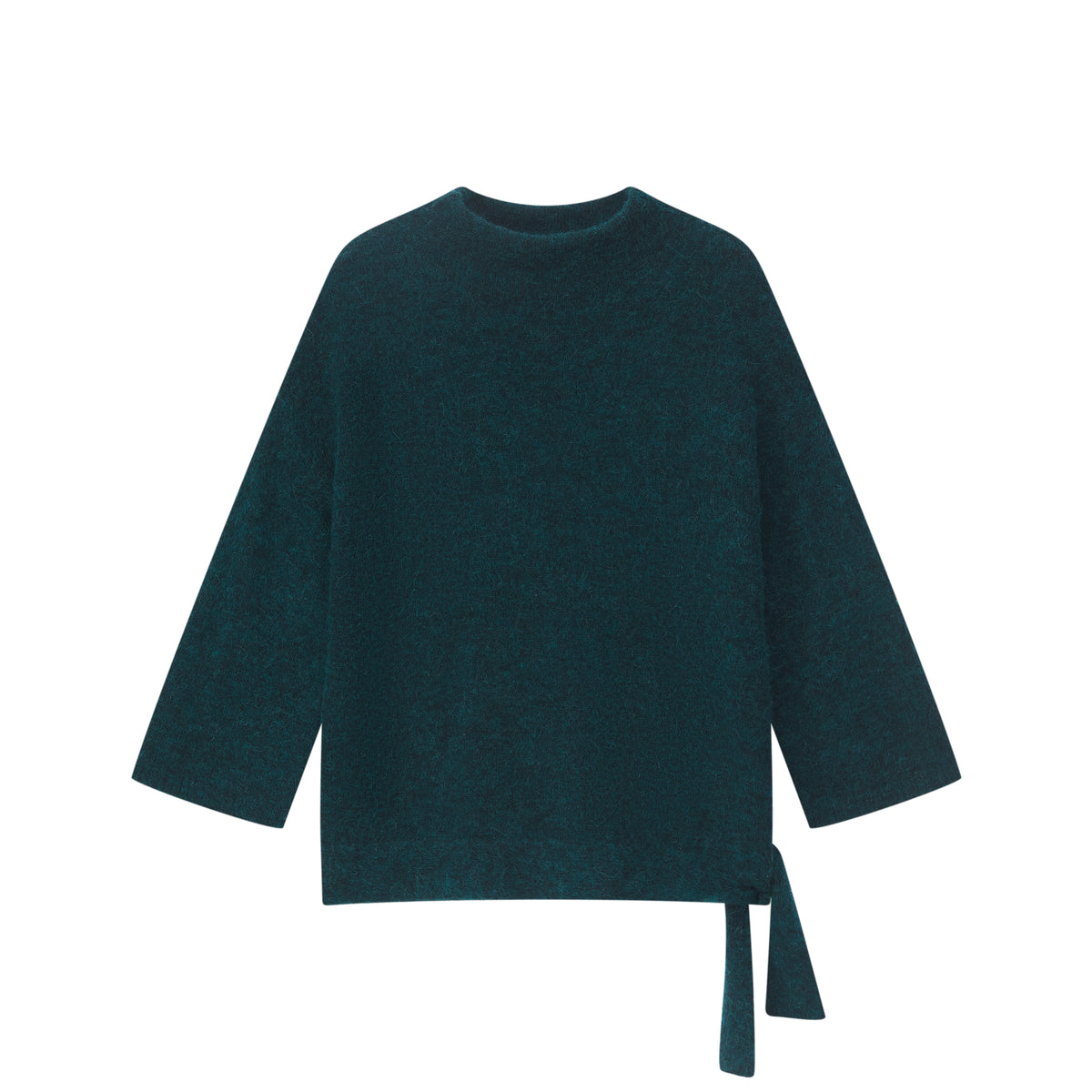Pullover mit Bindedetail am Saum