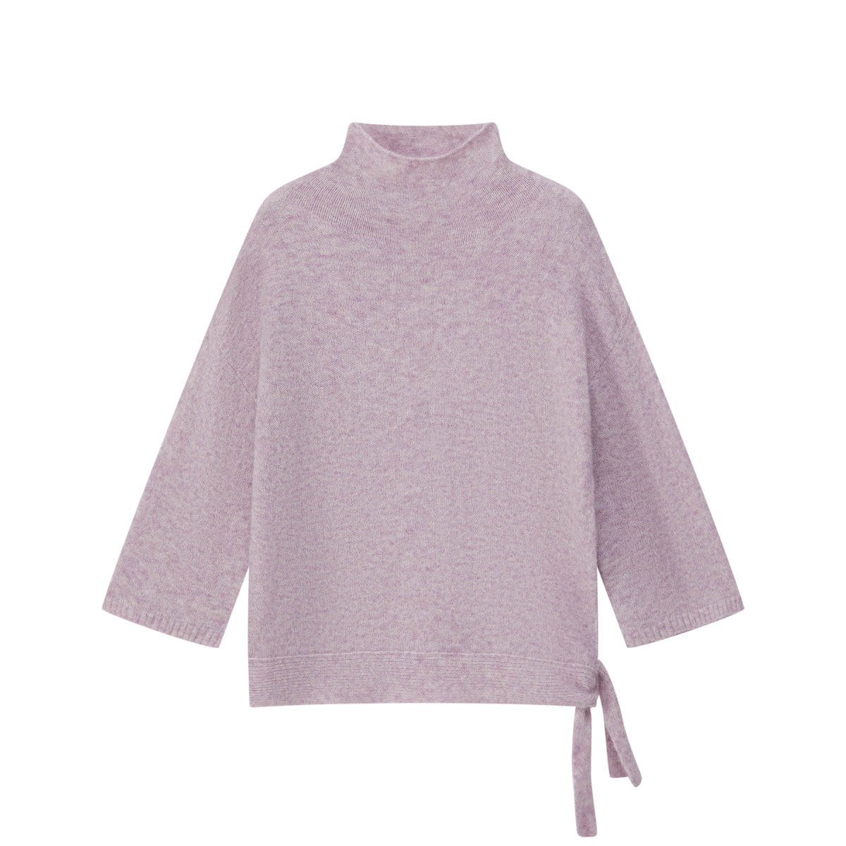 Pullover mit Bindedetail am Saum