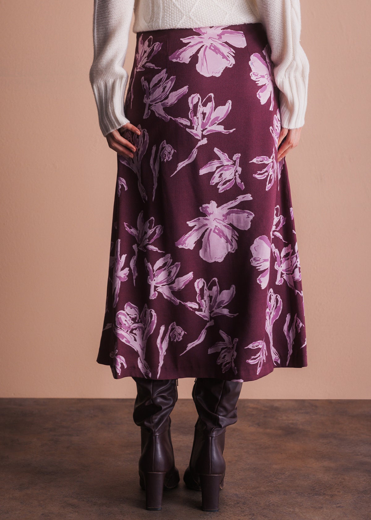 Floral Print Skirt