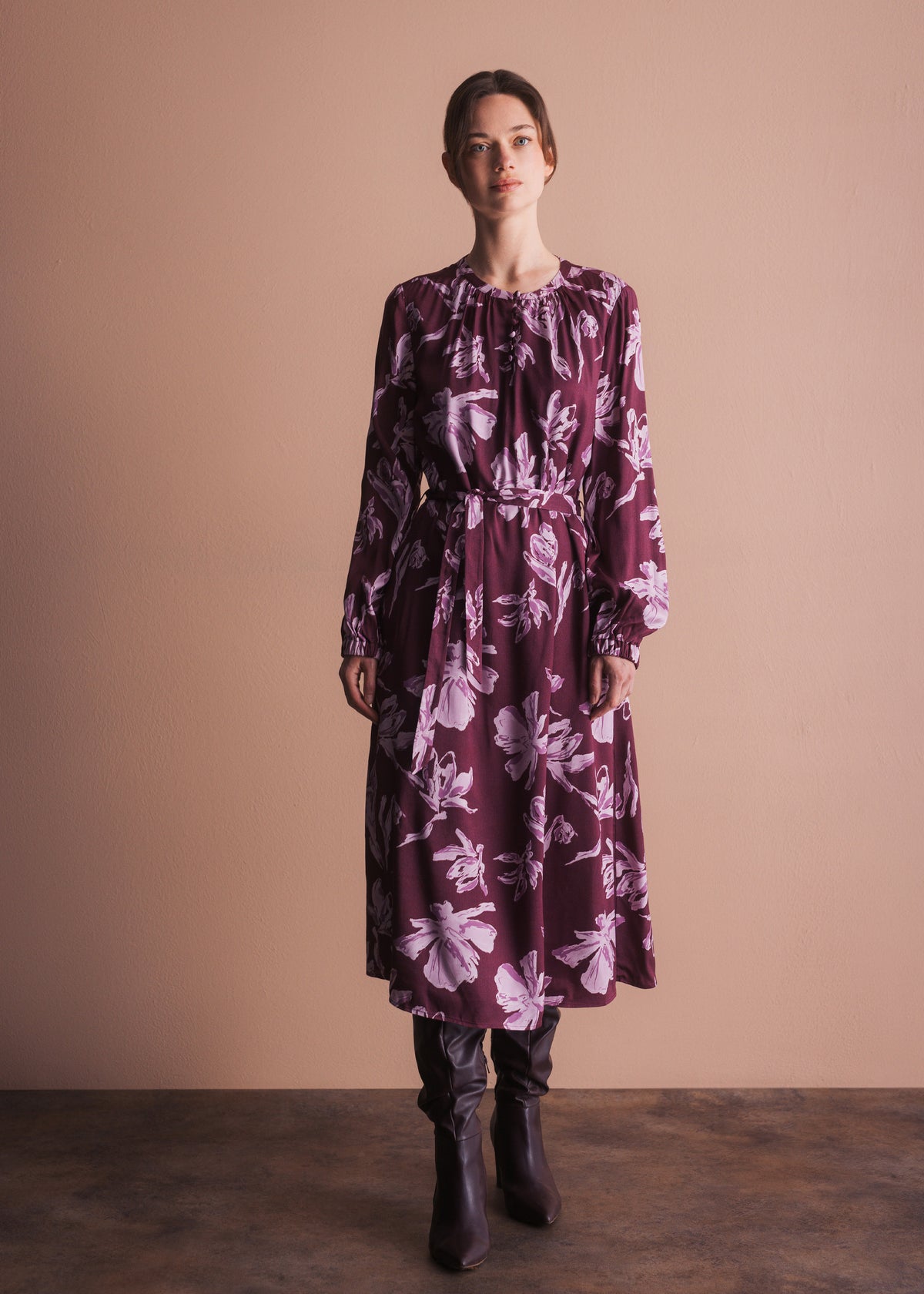 Kleid mit Blumenprint