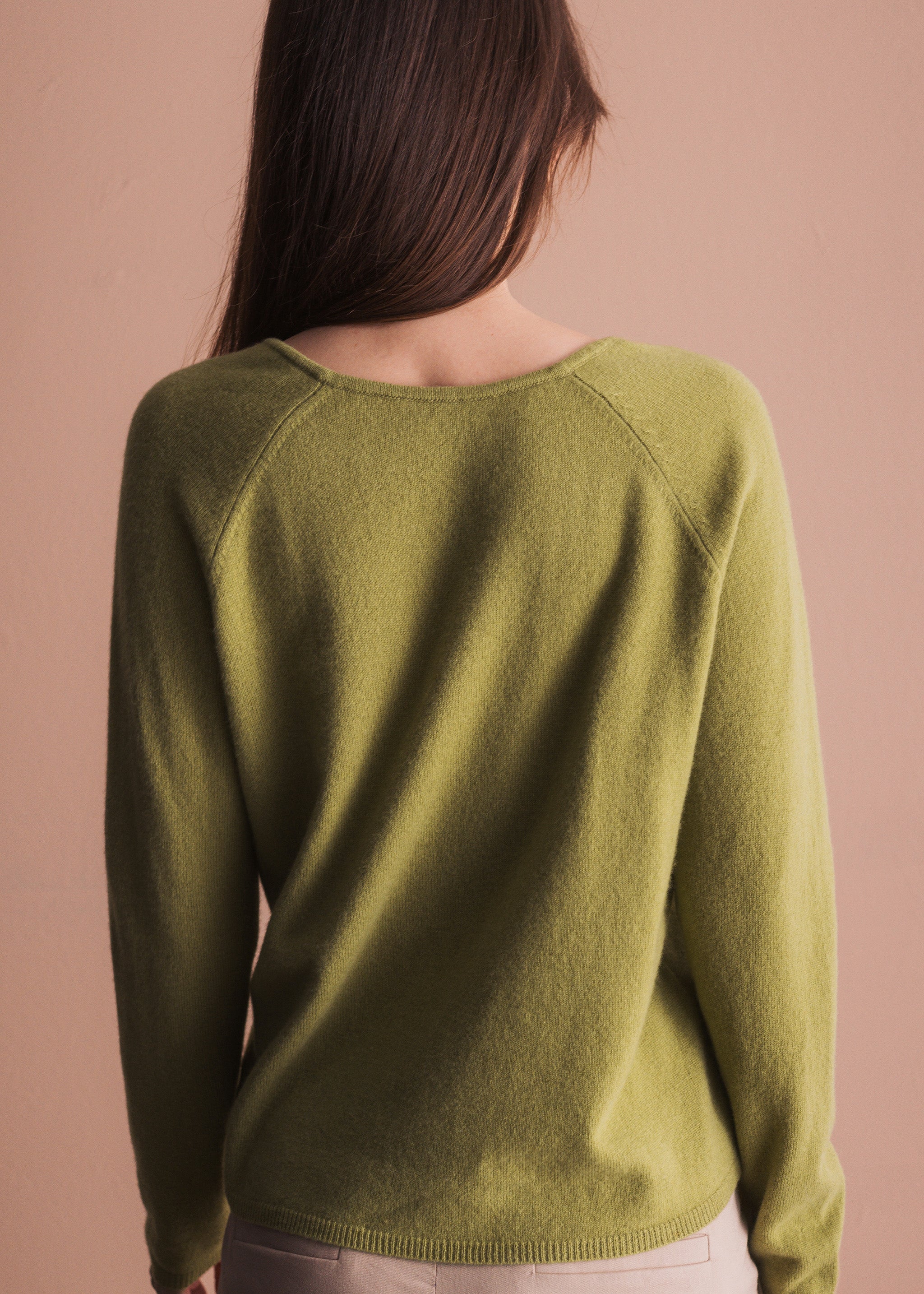Pullover mit Bindeband am Rundhalsausschnitt