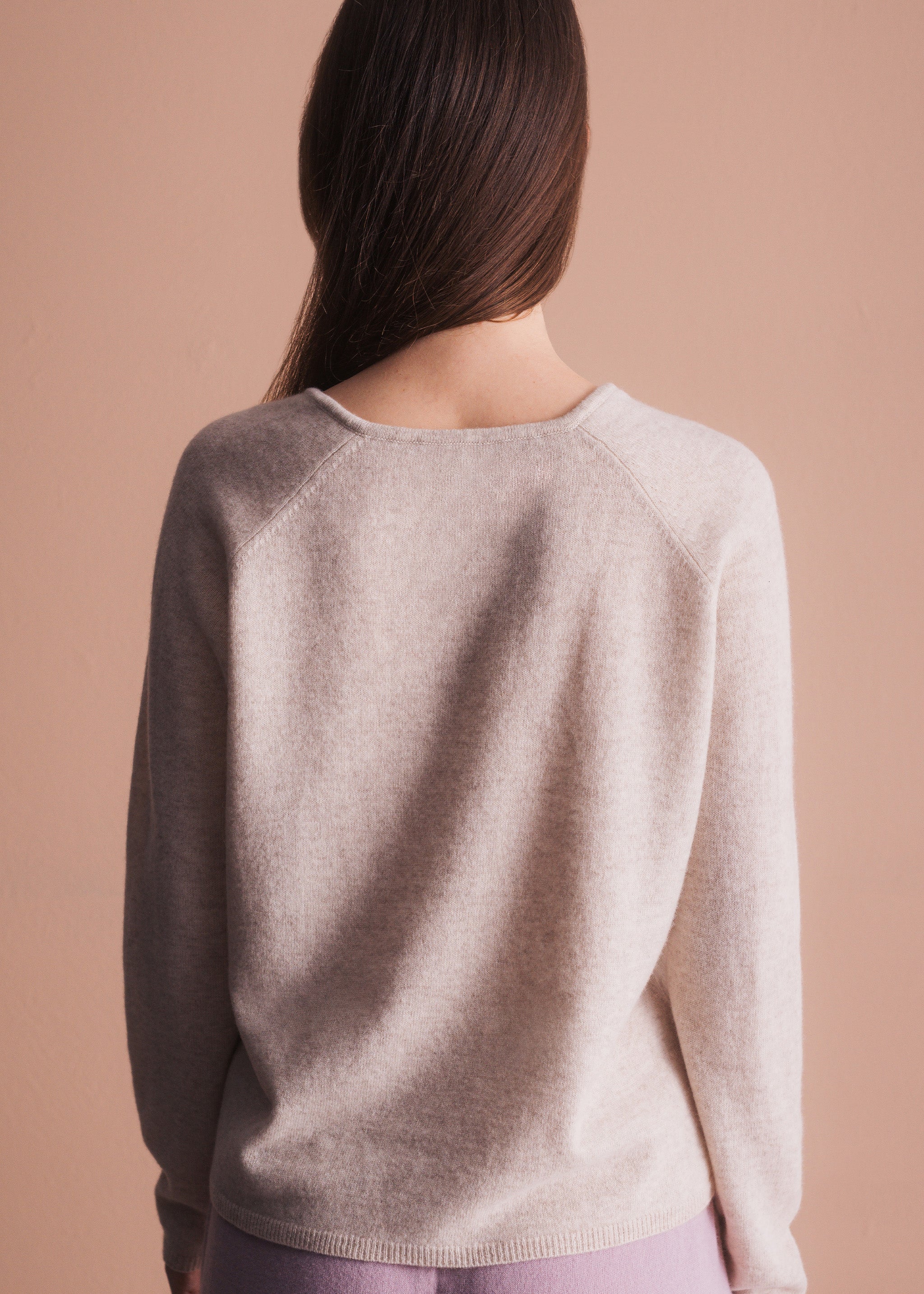 Pullover mit Bindeband am Rundhalsausschnitt