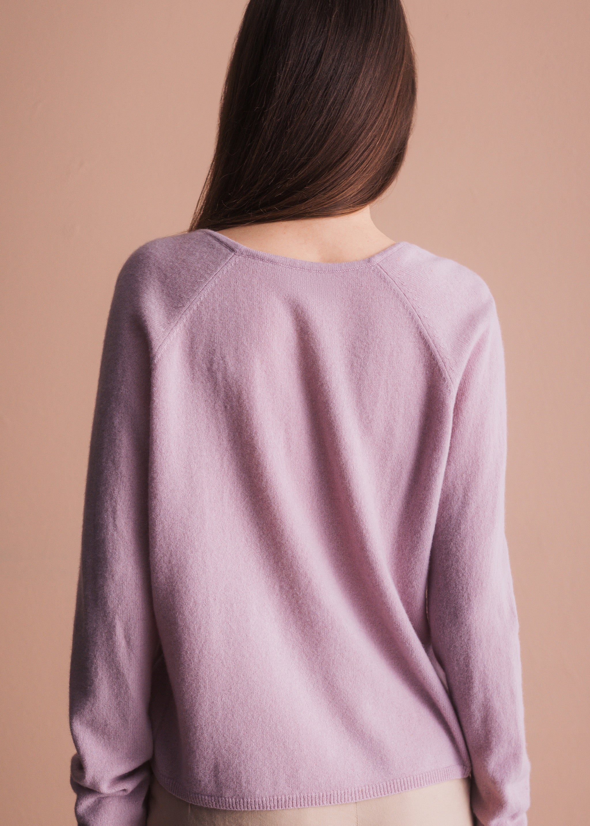 Pullover mit Bindeband am Rundhalsausschnitt