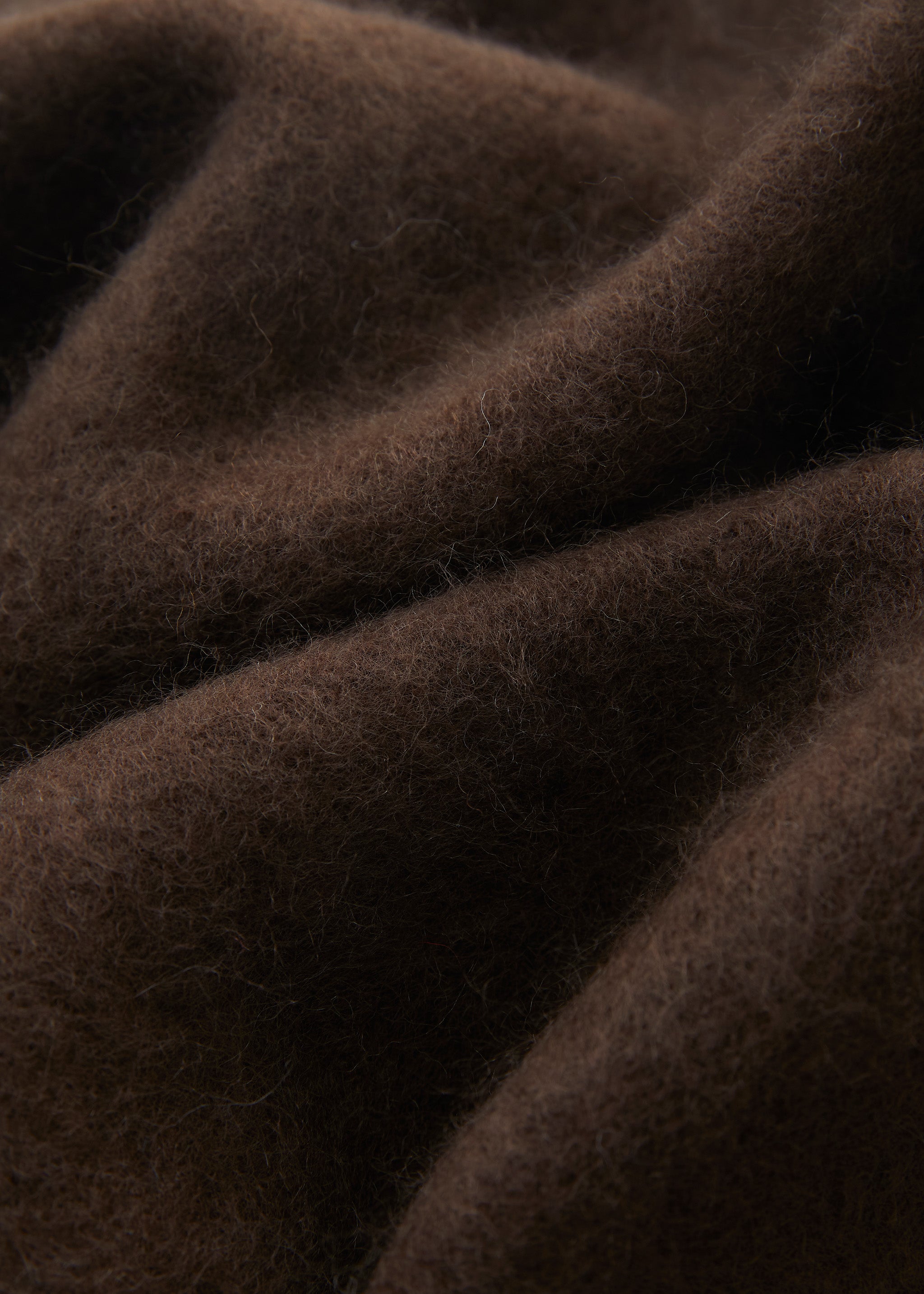 Pullover mit Rundhalsausschnitt aus gebrushtem Garn
