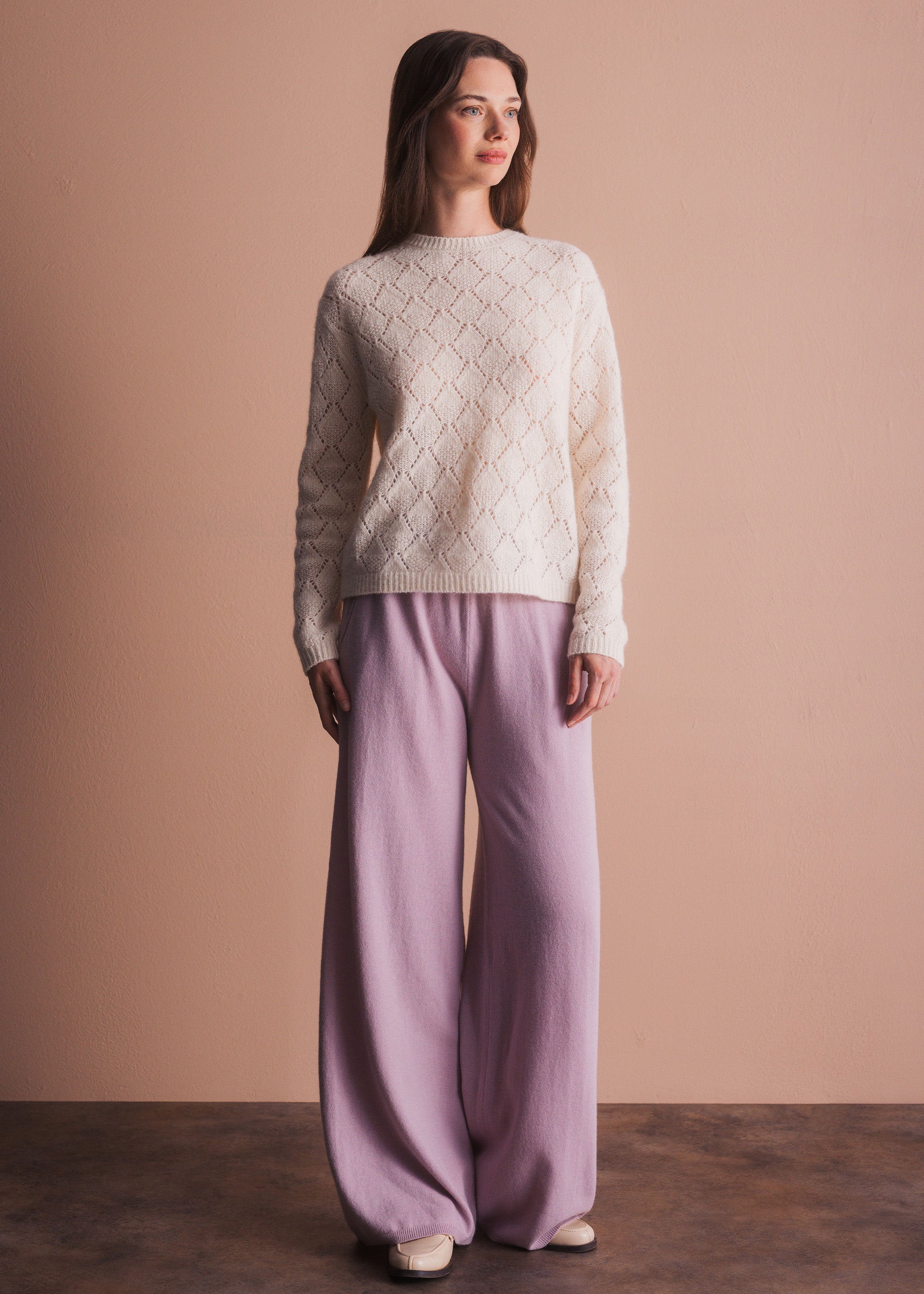 Pullover mit Ajourmuster
