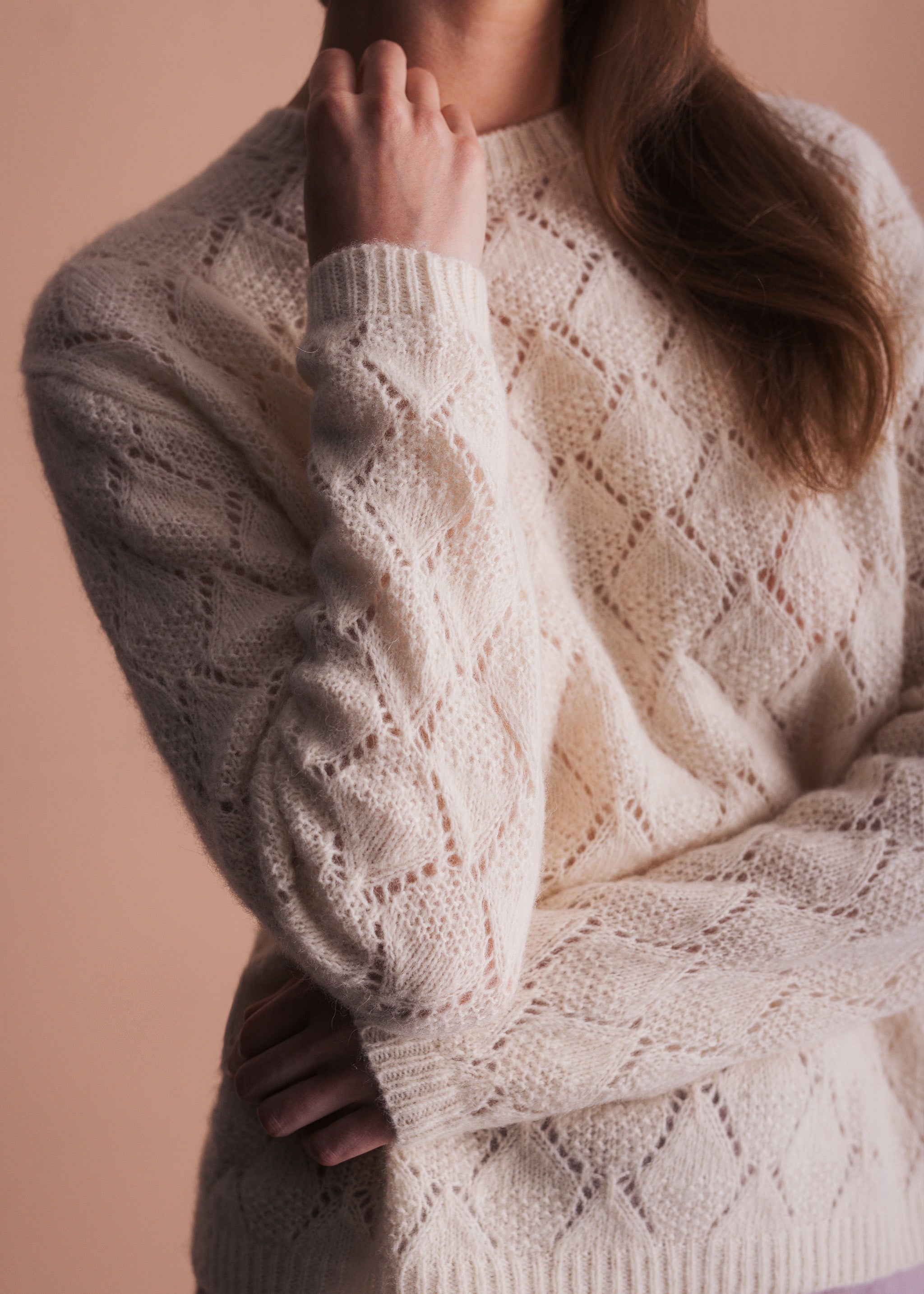 Pullover mit Ajourmuster