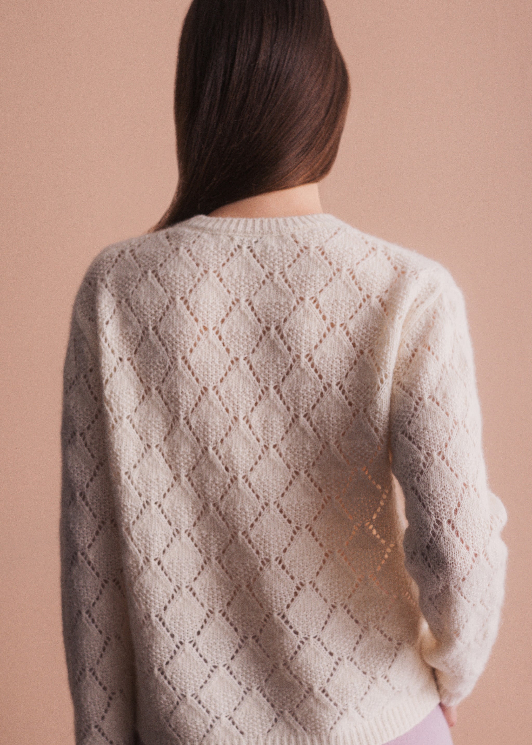 Pullover mit Ajourmuster