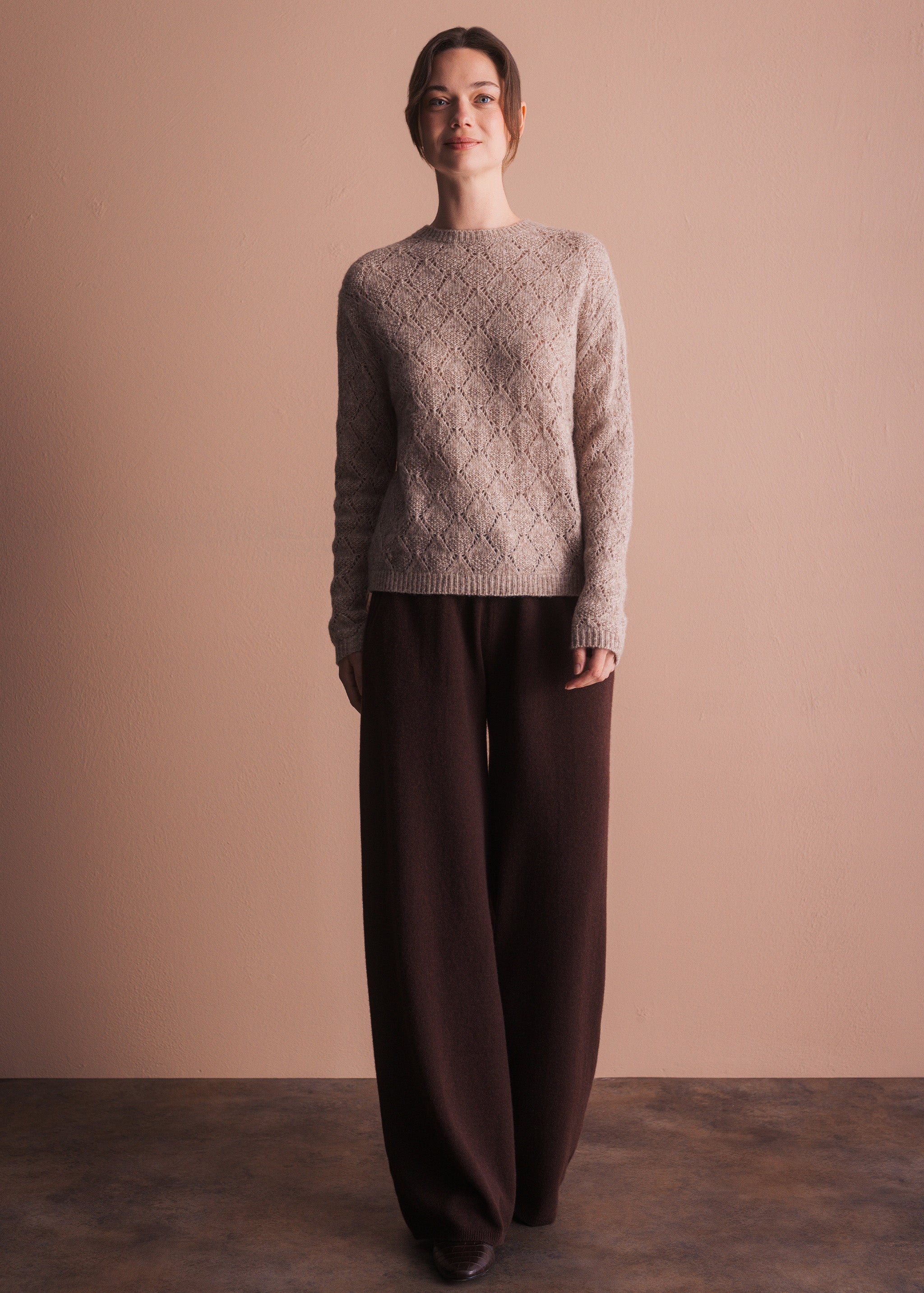 Pullover mit Ajourmuster