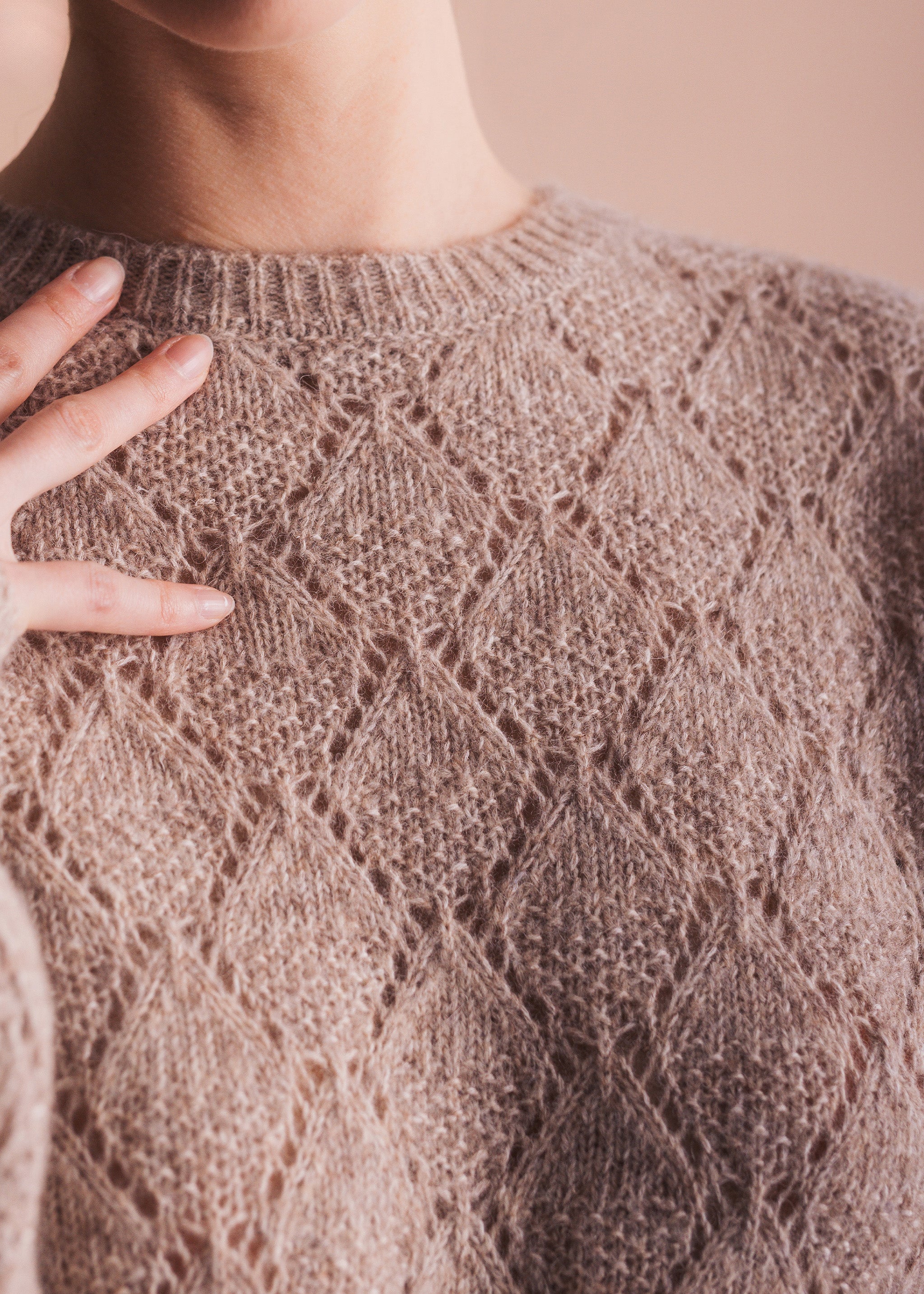 Pullover mit Ajourmuster