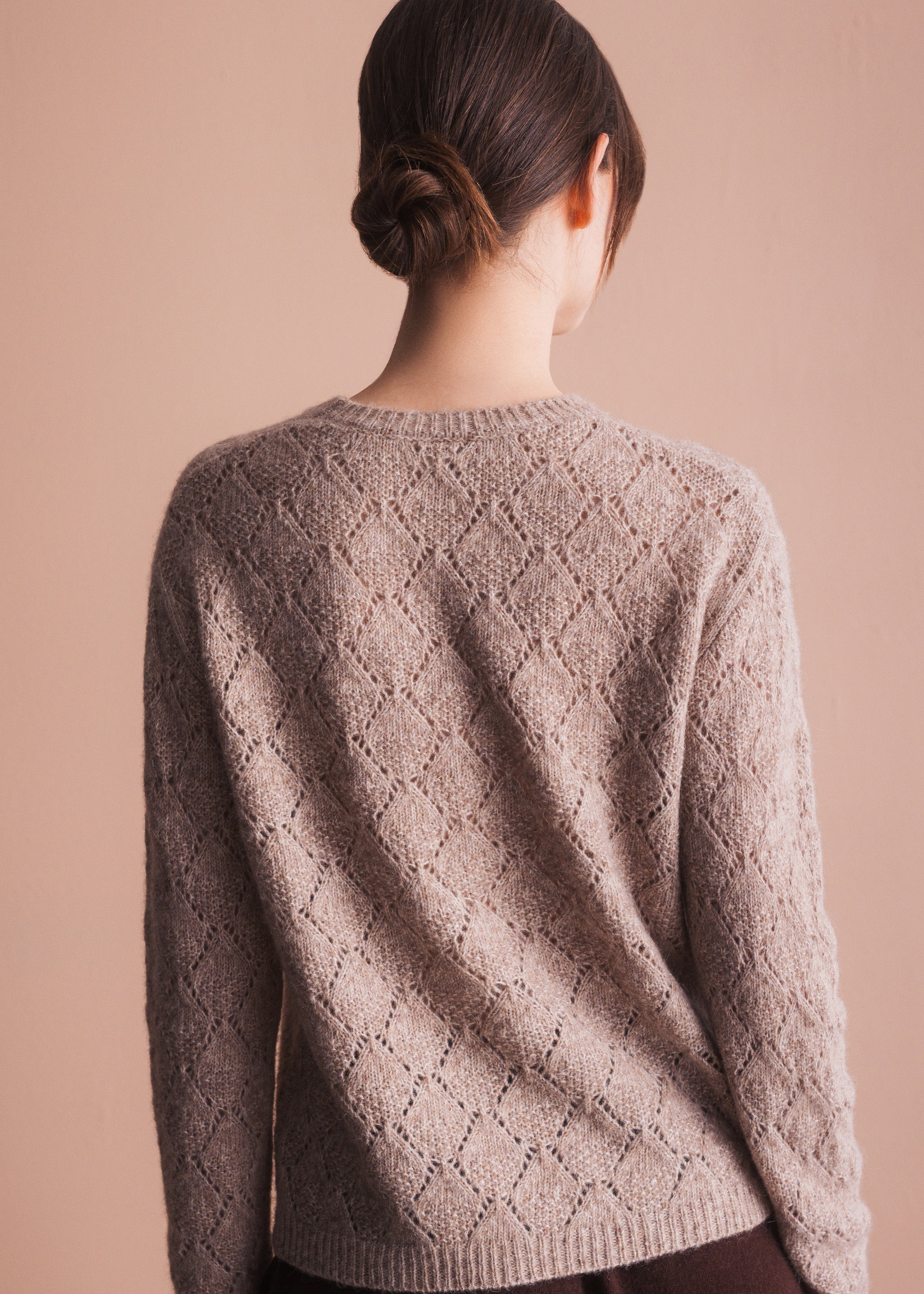 Pullover mit Ajourmuster