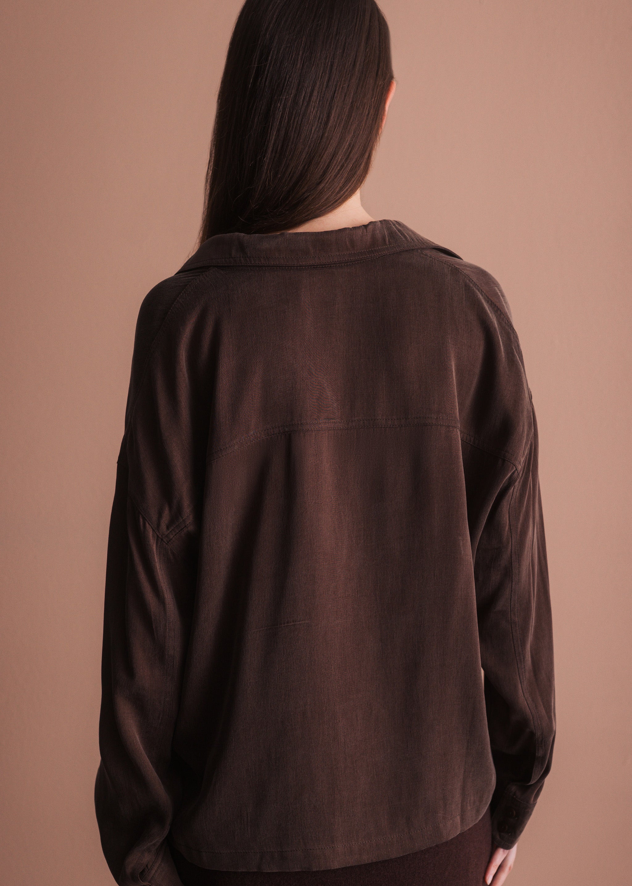 Bluse mit Kragen und Knopfleiste