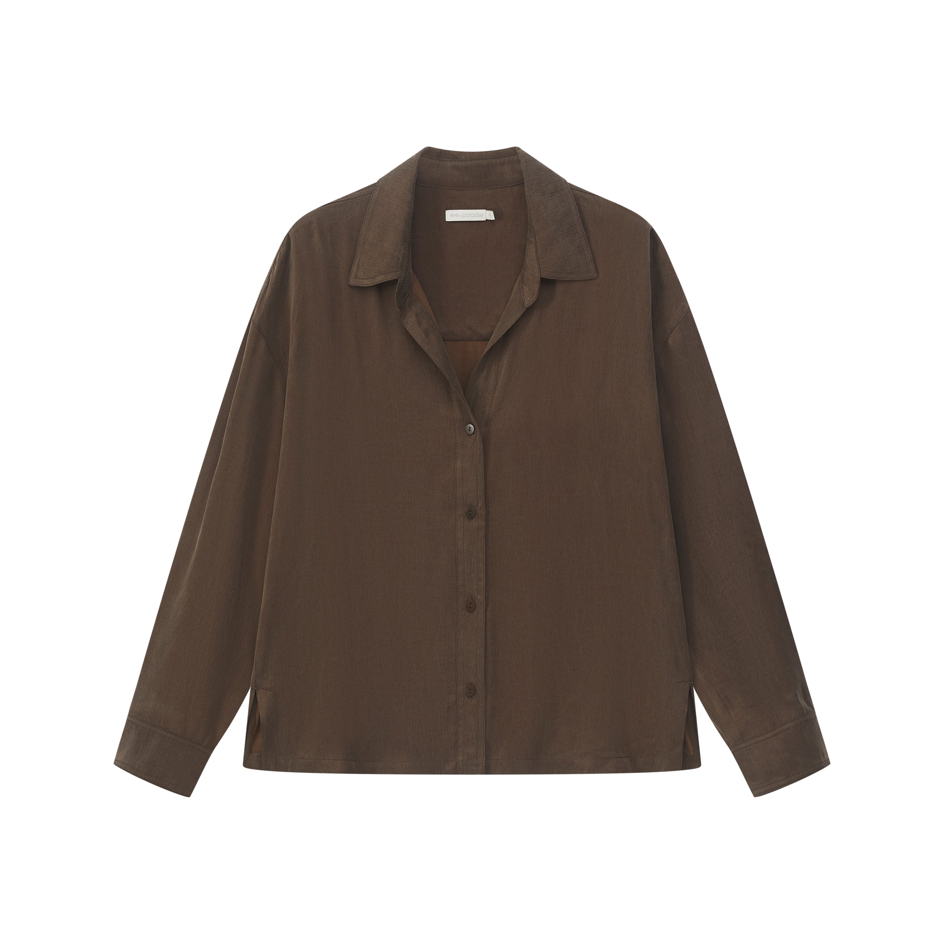 Bluse mit Kragen und Knopfleiste
