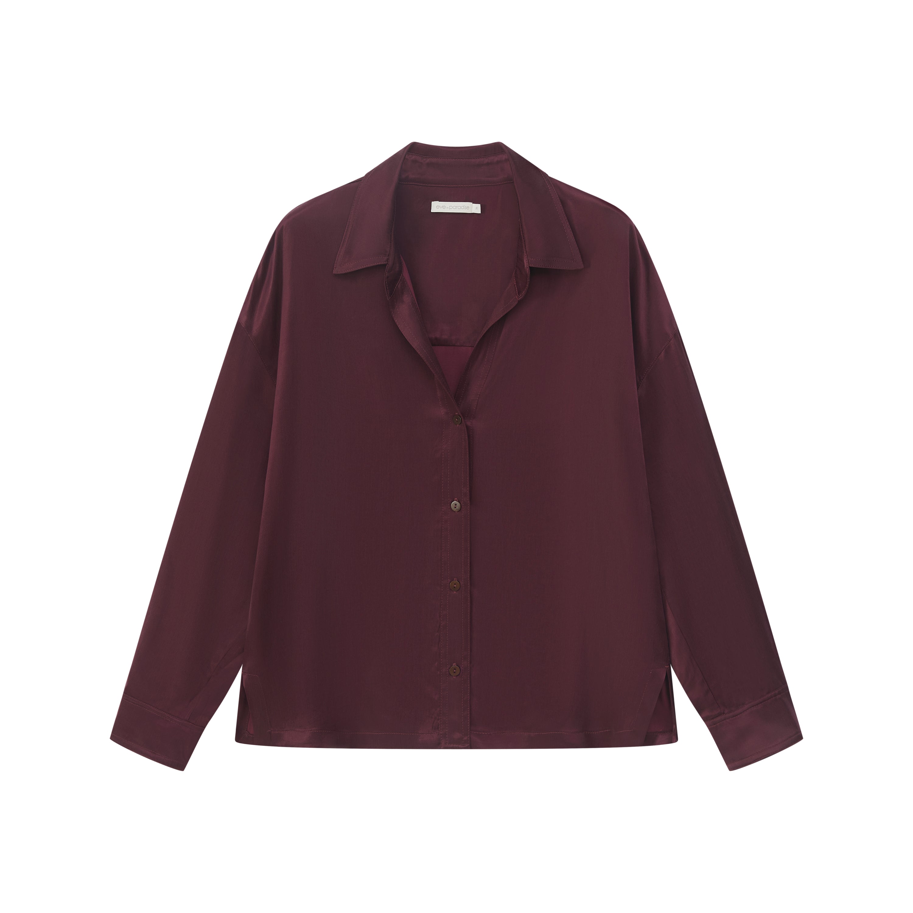 Bluse mit Kragen und Knopfleiste