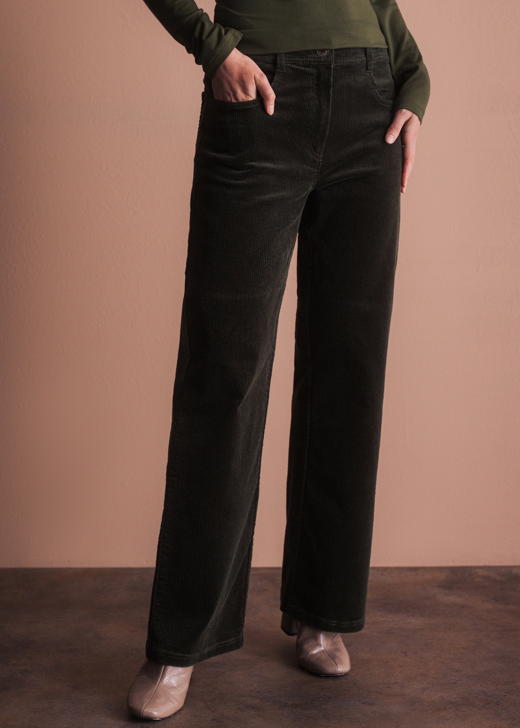 Weite Cordhose