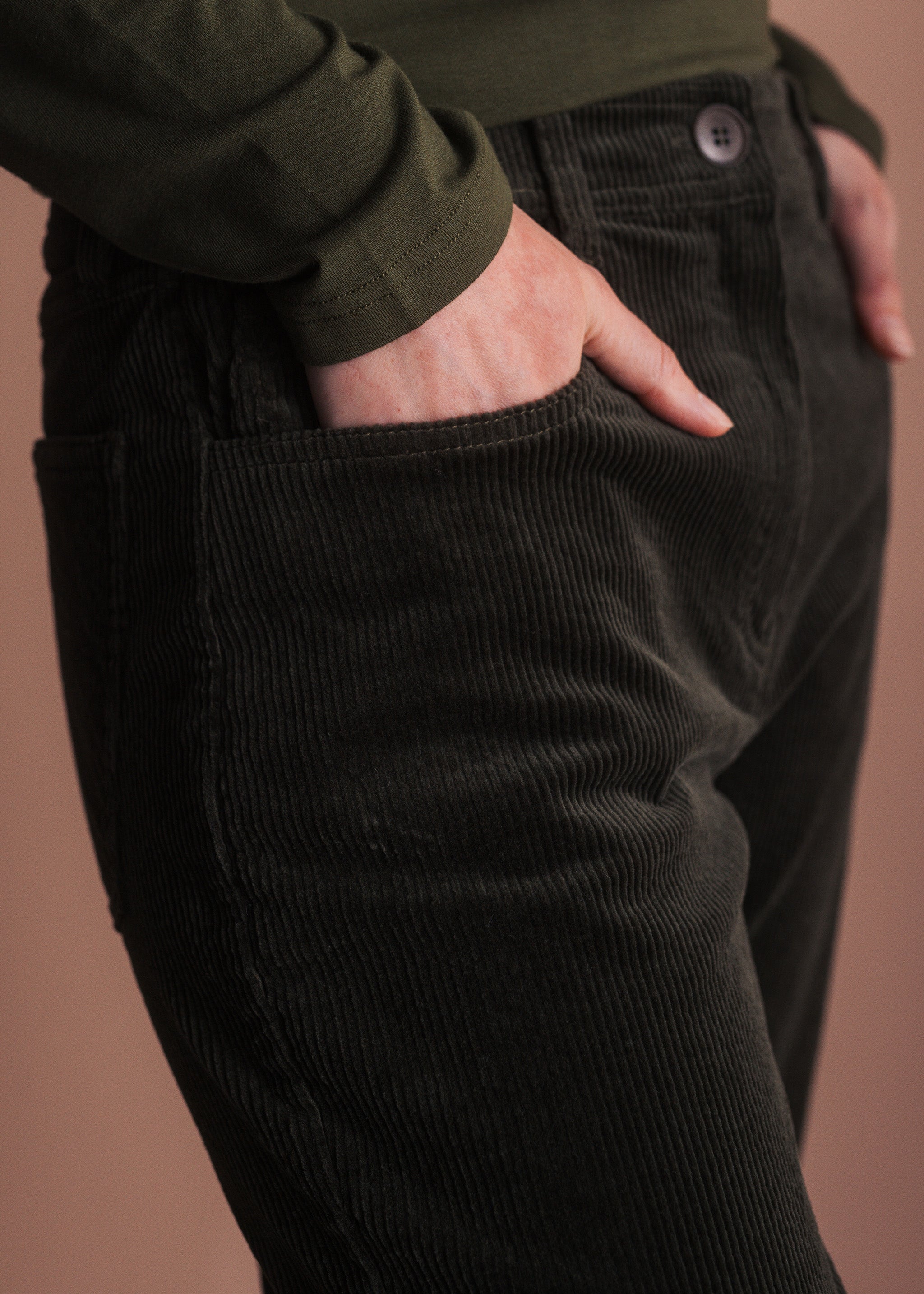 Weite Cordhose