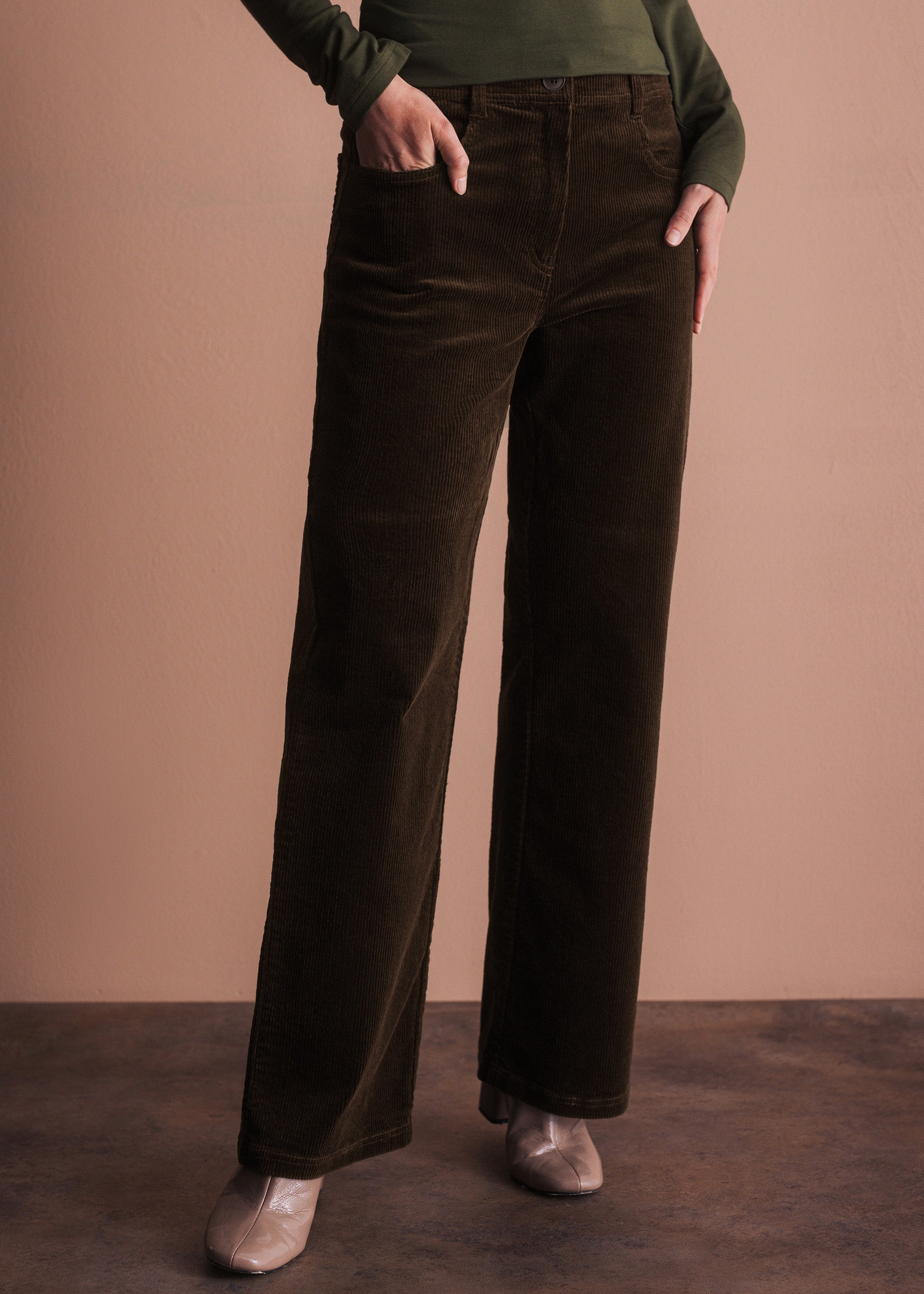 Weite Cordhose