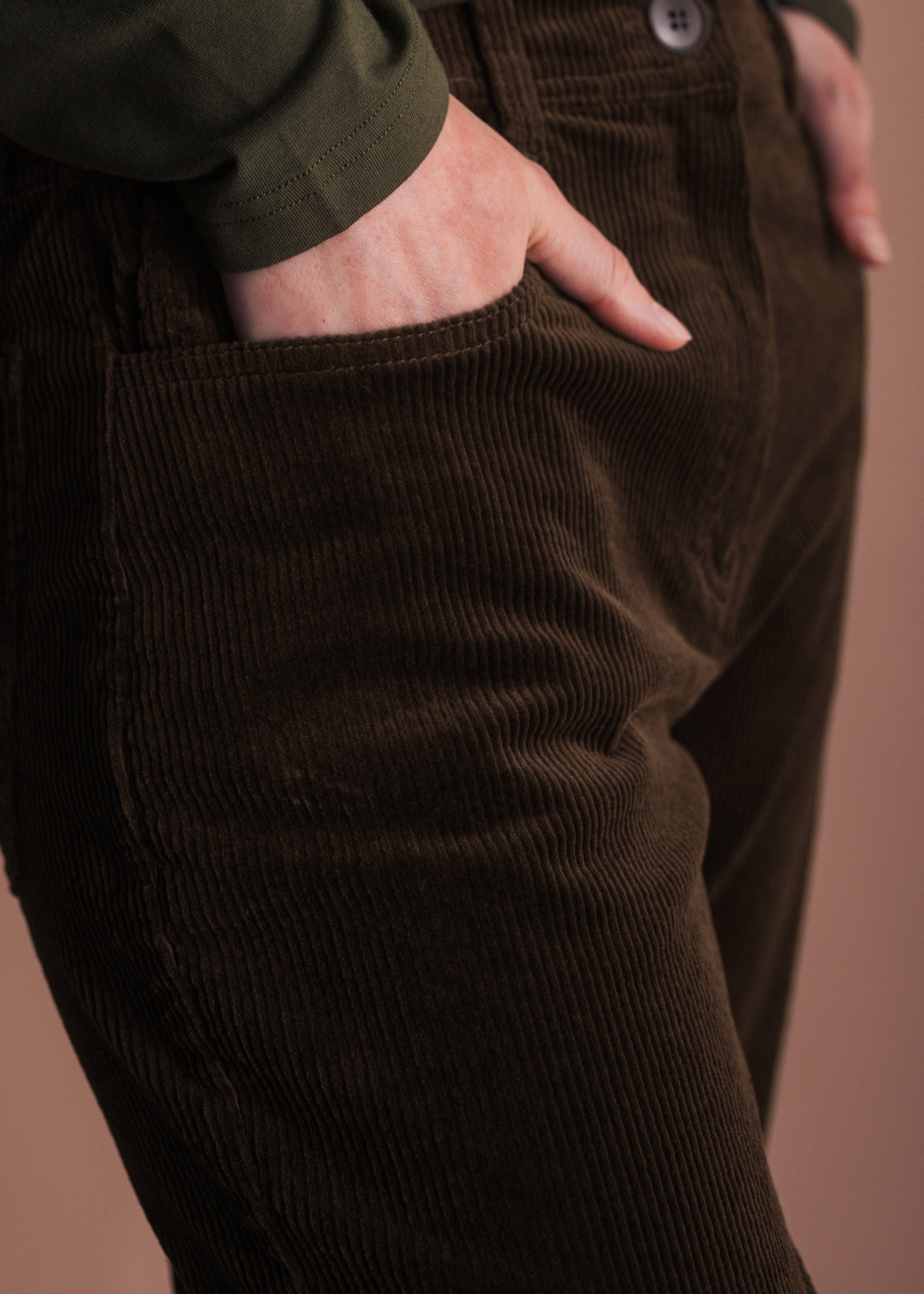 Weite Cordhose